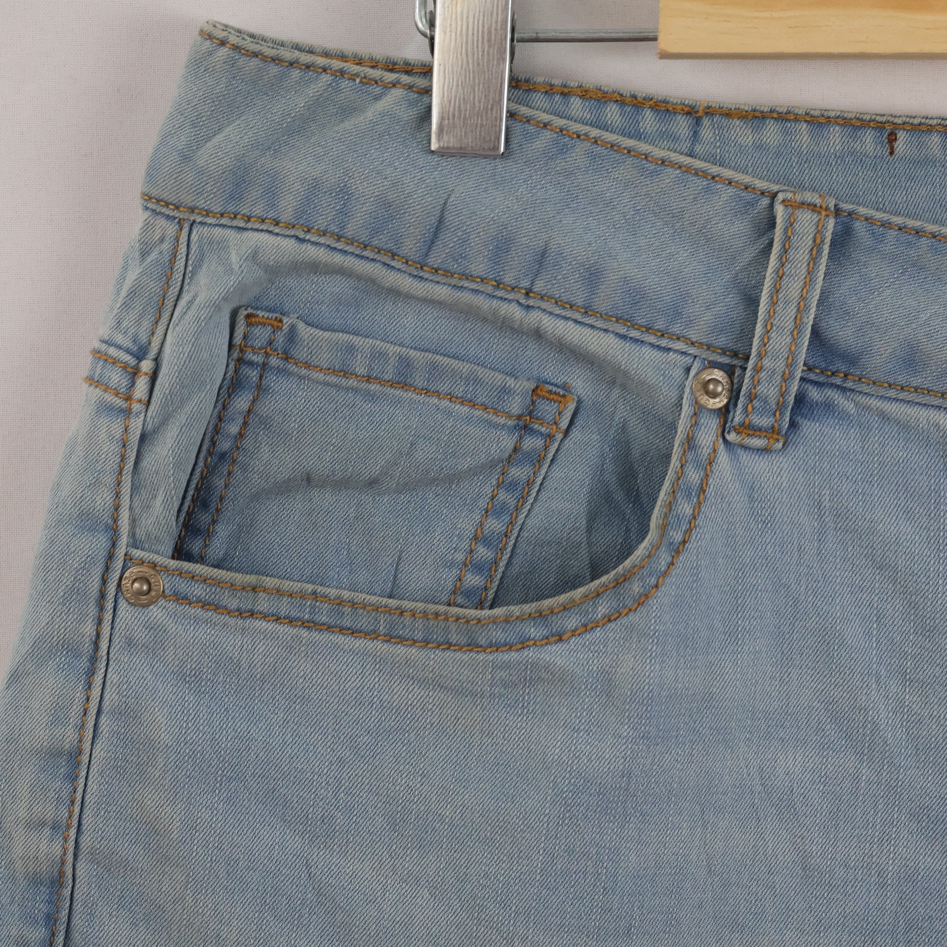 Vintage CHASE+ Light Blue Denim Jeans - 40 Inch Length/ J1053