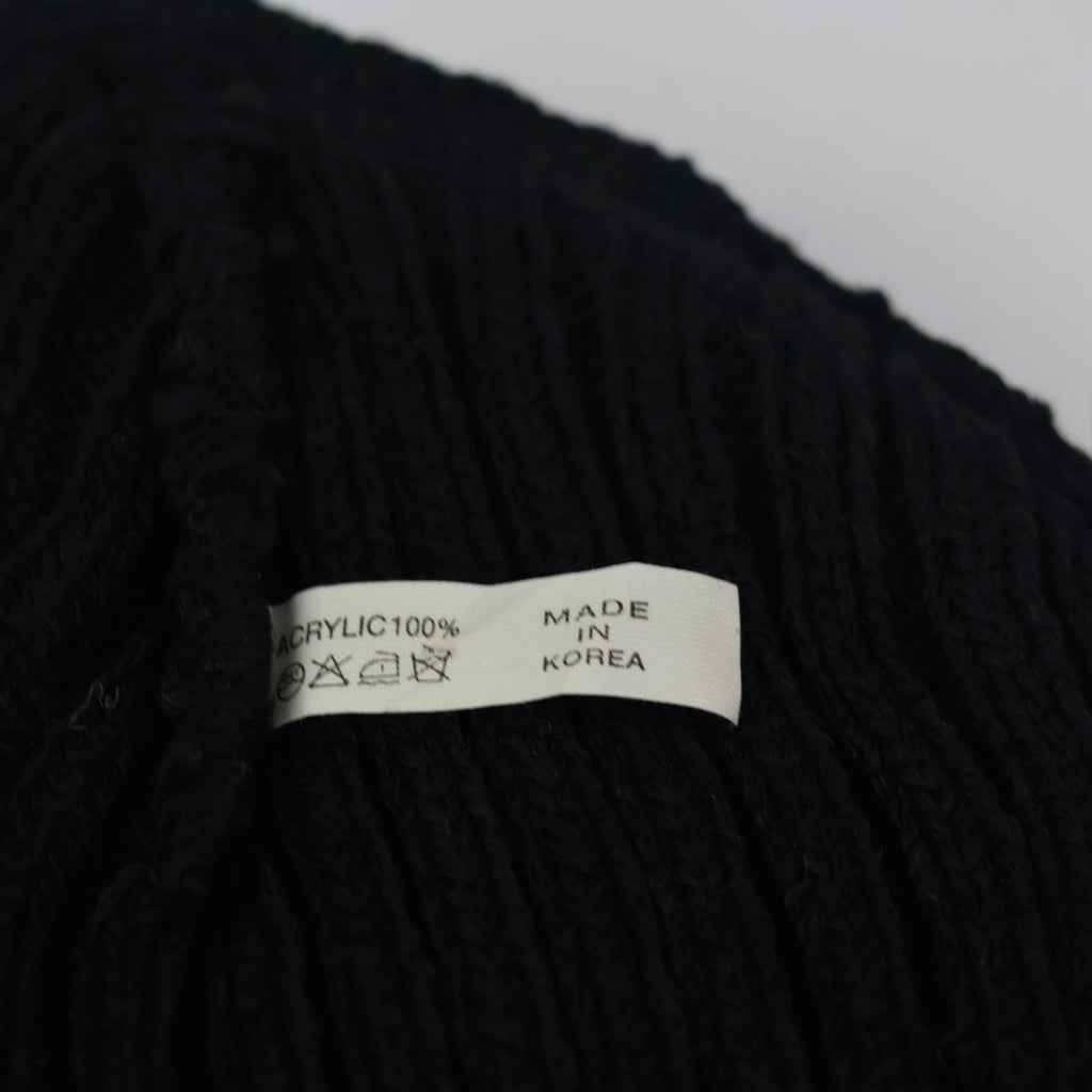 Official New York Yankees Knit Thrifted Beanie - Classic Black Adult Winter Hat