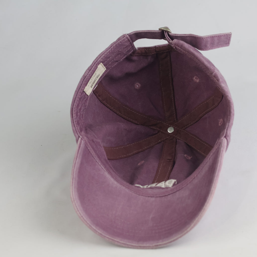 Thrifted Pull&Bear Washed Purple Embroidered Paris Cap (Size 56–58 cm) | 10885