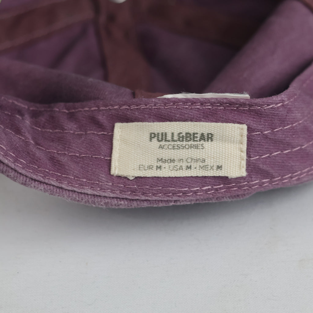 Thrifted Pull&Bear Washed Purple Embroidered Paris Cap (Size 56–58 cm) | 10885