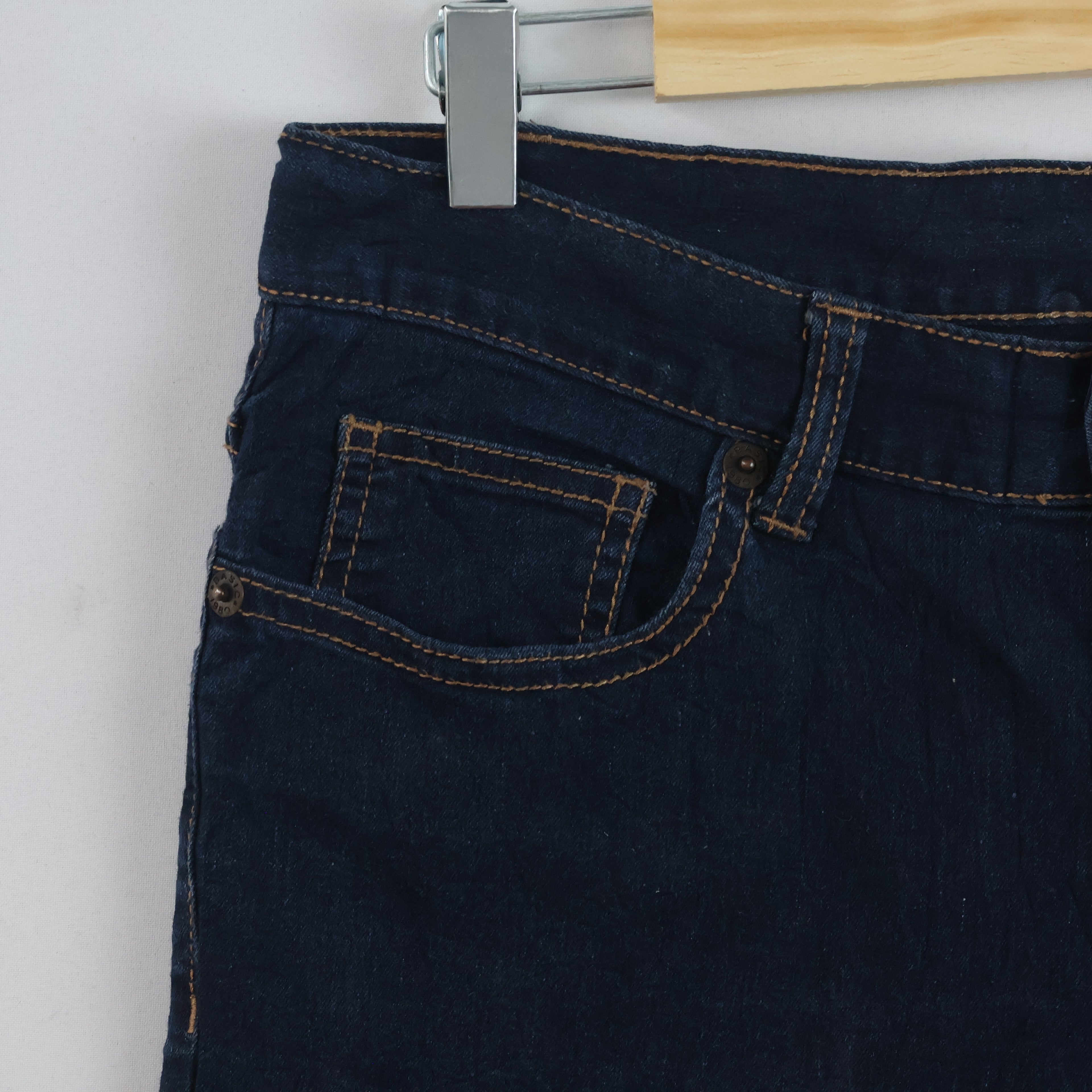SPAO Men's Dark Blue Denim Jeans - 34-36 Inch Waist/ J1049