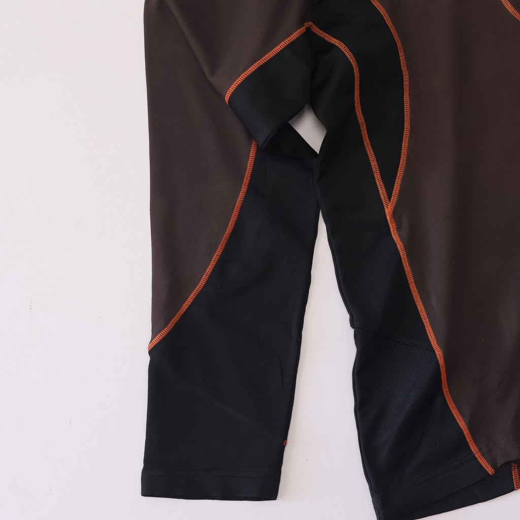 Men’s K2 Outdoor Performance Thrifted Quarter-Zip - Technical Climbing Gear - Brown