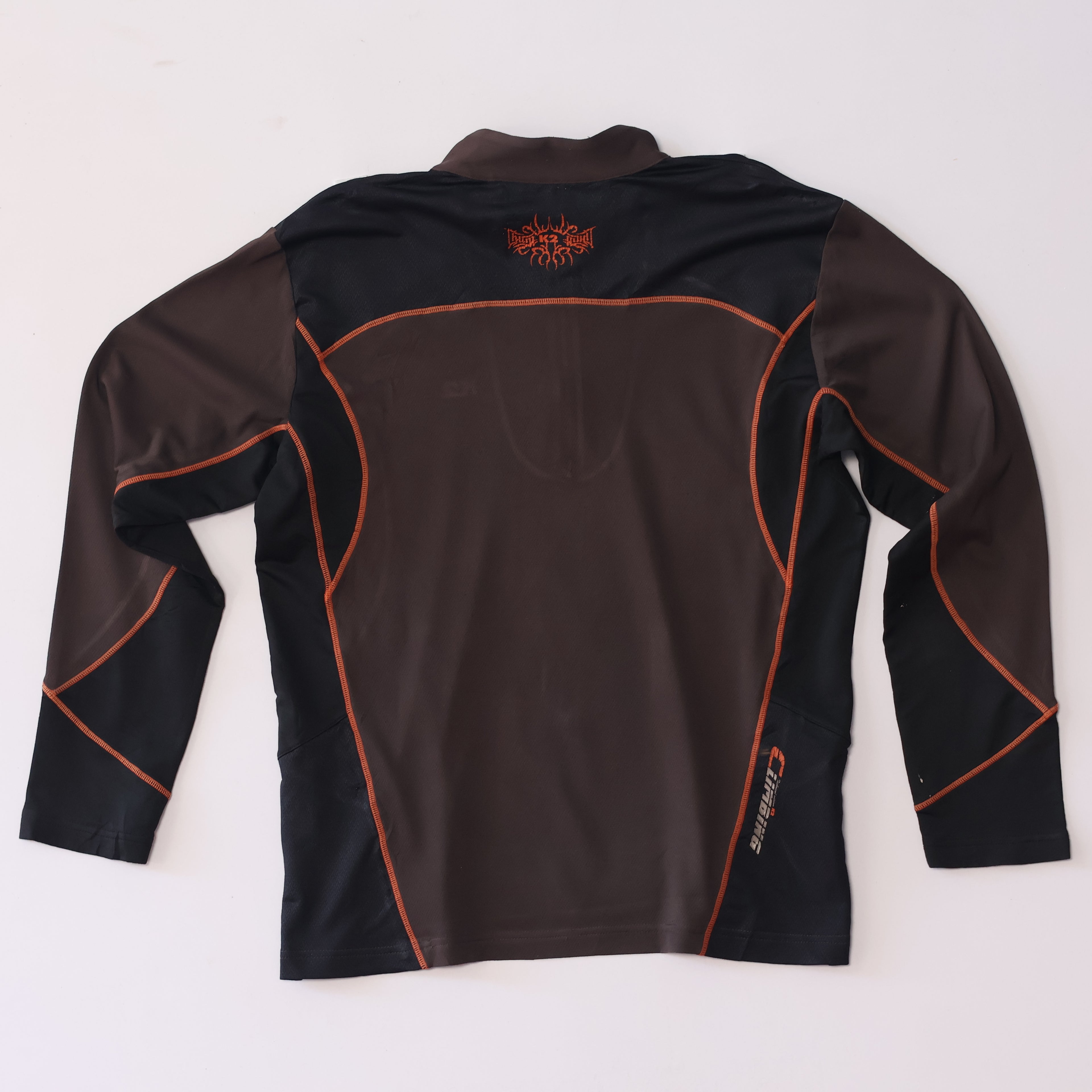 Men’s K2 Outdoor Performance Thrifted Quarter-Zip - Technical Climbing Gear - Brown