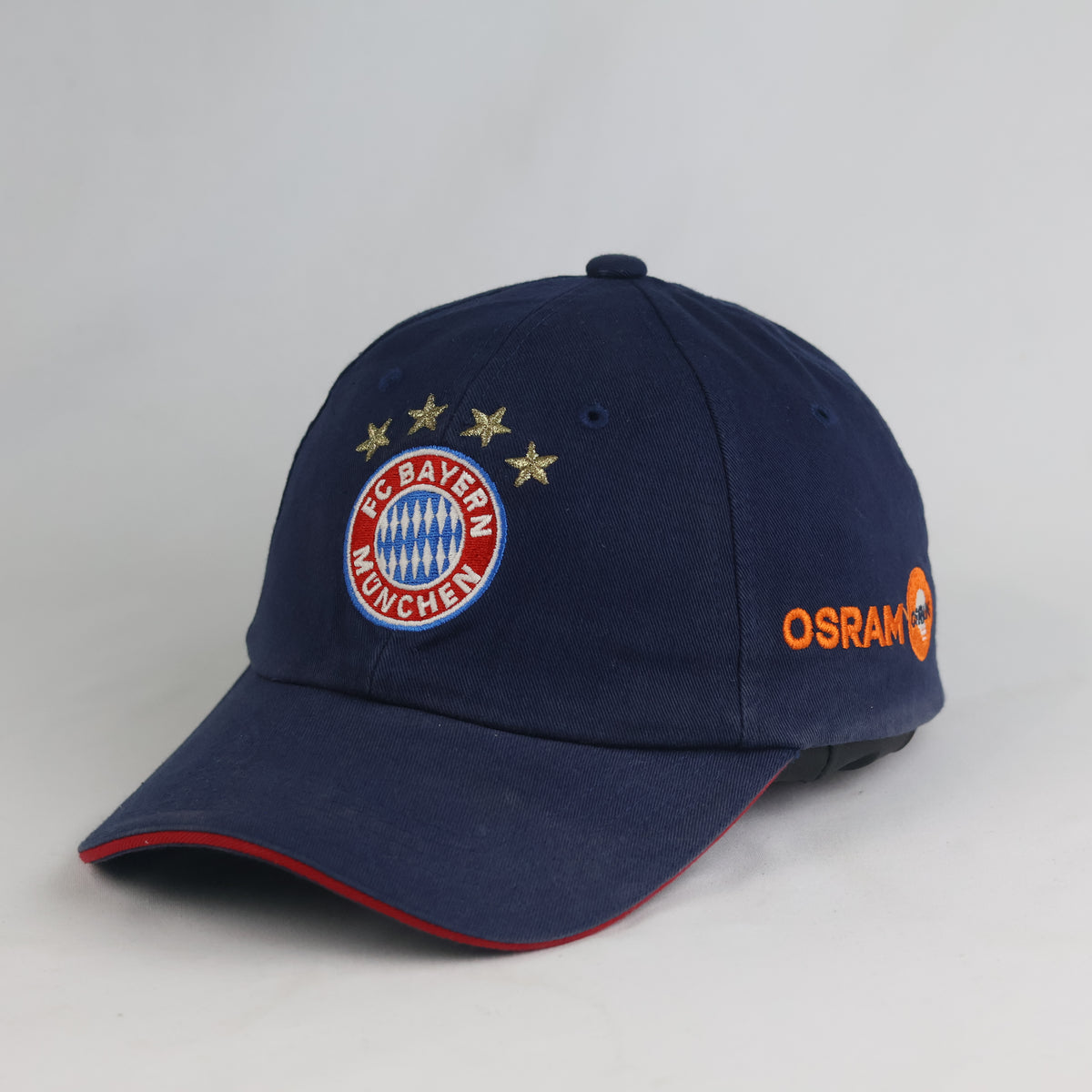 Thrifted  FC Bayern München Navy OSRAM Sponsor Strapback Cap (Size 57–58 cm) |10860
