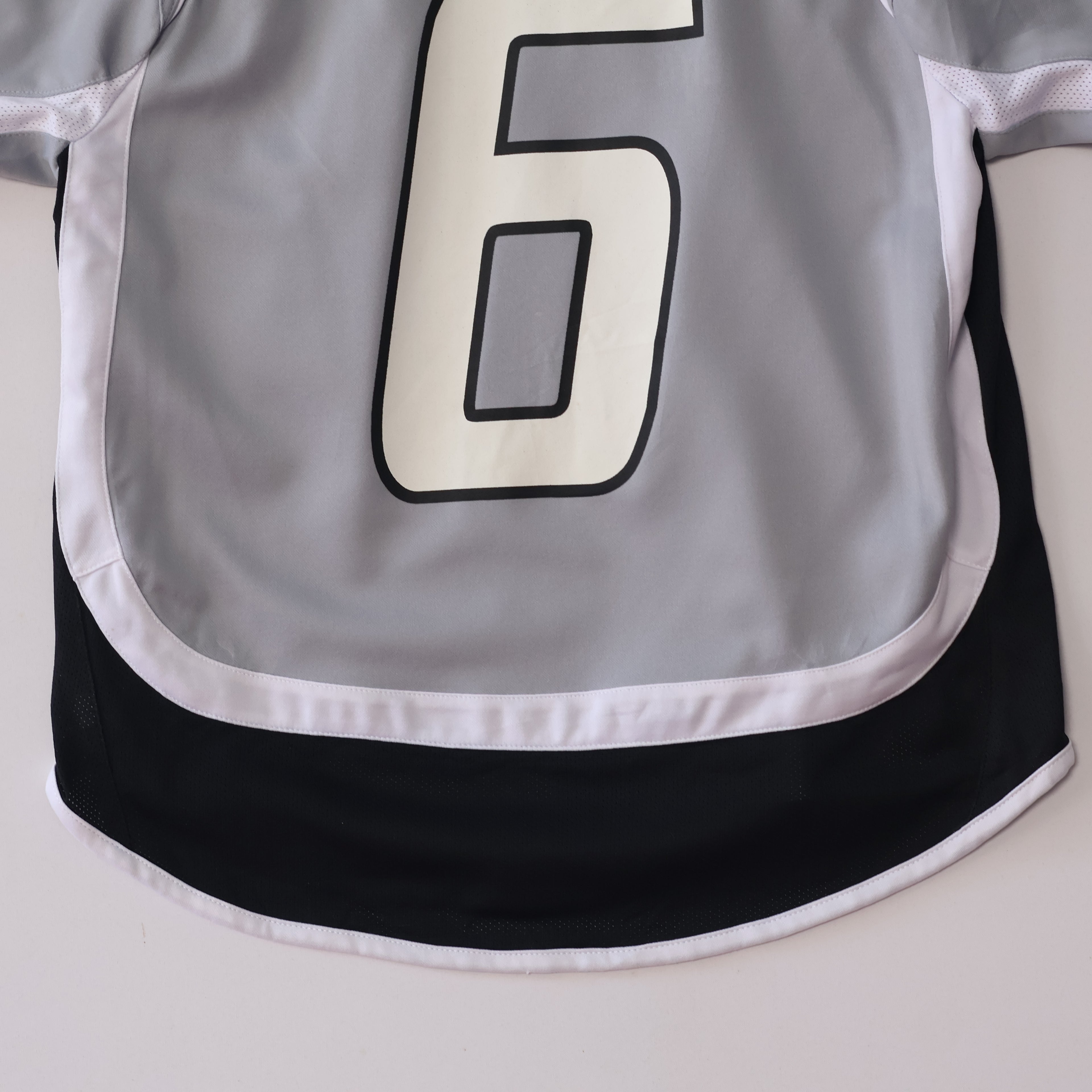 Gray Youth Soccer Jersey #6 - Tecumseh Optimist Club Athletic Tee