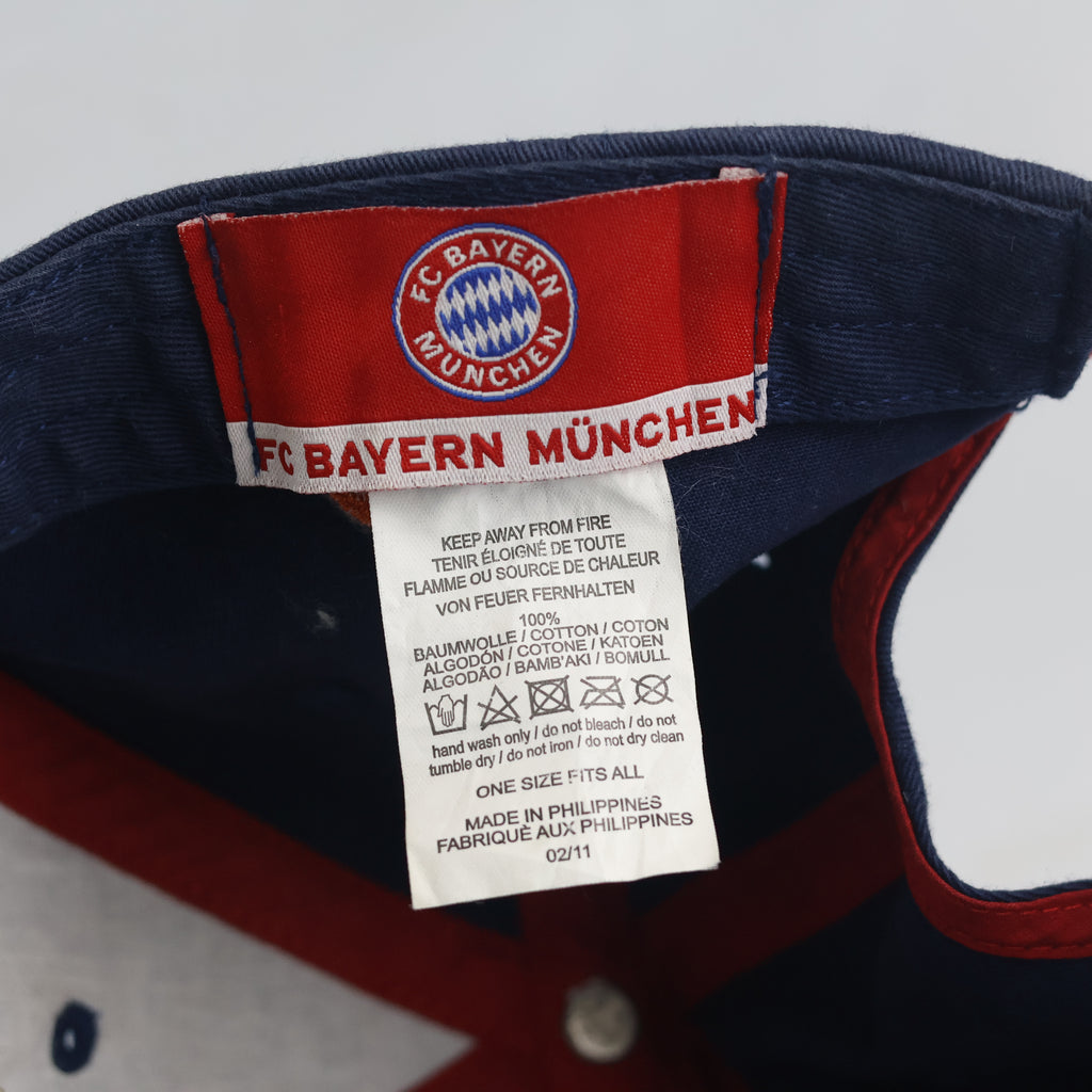 Thrifted  FC Bayern München Navy OSRAM Sponsor Strapback Cap (Size 57–58 cm) |10860