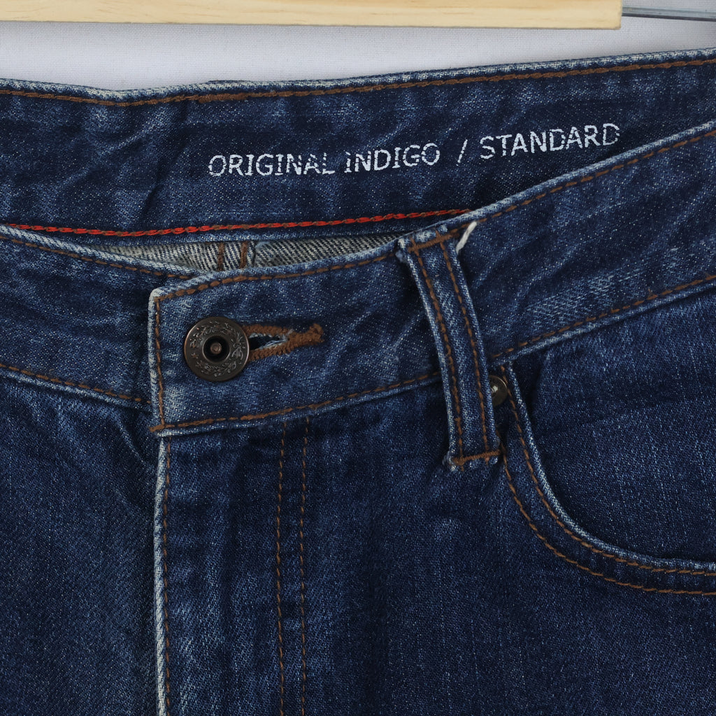 Vintage Polham Dark Blue Jeans - 32 Inch Waist/ J1073