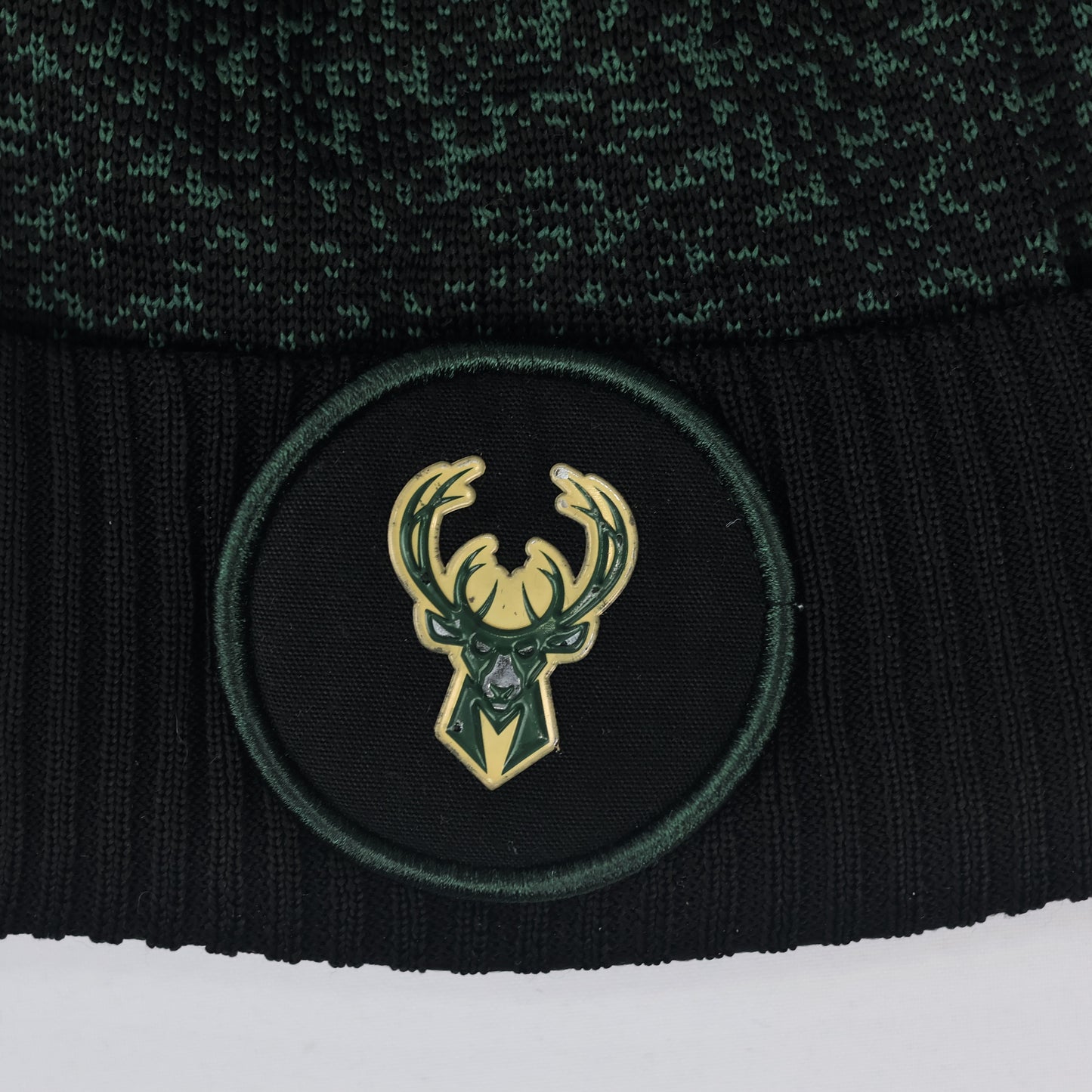New Era Youth Winter Beanie - Black Green shade Knit Hat (Kids Size)