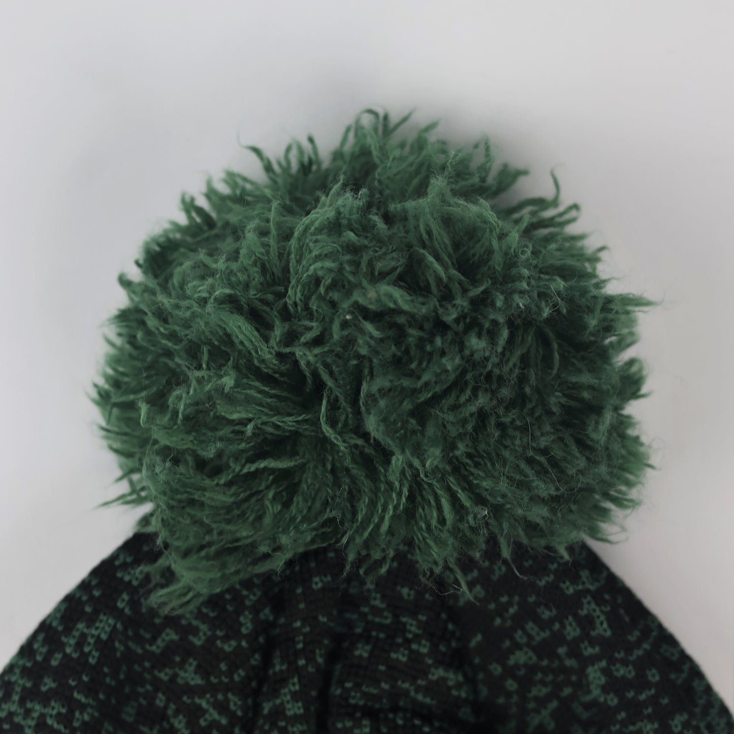 New Era Youth Winter Beanie - Black Green shade Knit Hat (Kids Size)