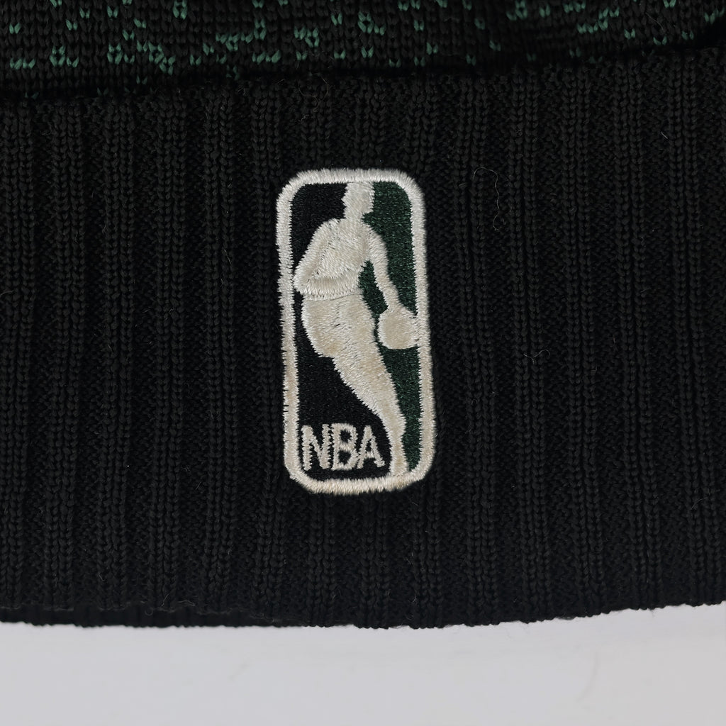 New Era Youth Winter Beanie - Black Green shade Knit Hat (Kids Size)