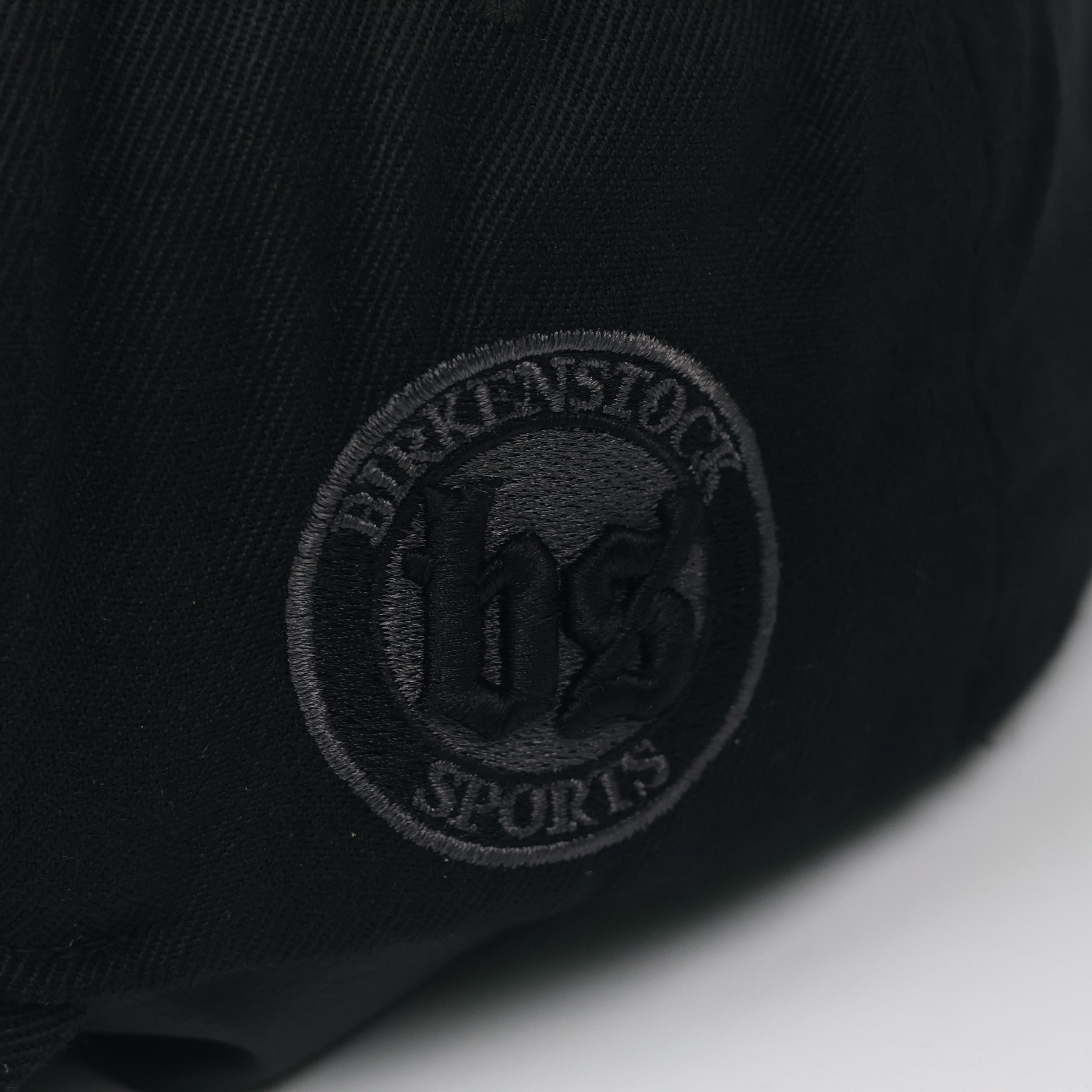 Vintage Birkenstock Sports Embroidered Black Thrifted Baseball Cap