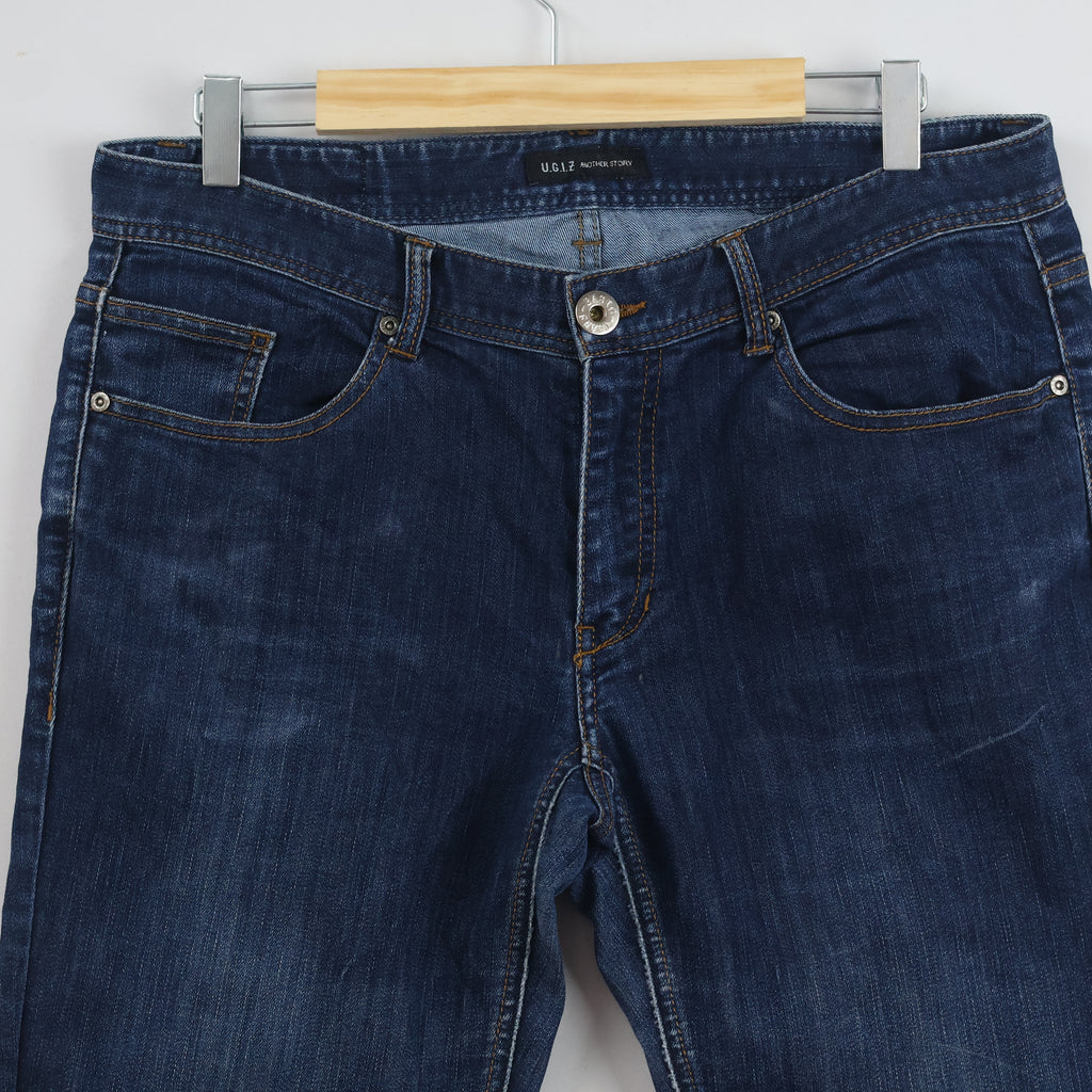 Men's U.G.I.Z Classic Dark Blue Denim Jeans 32-33 inches Waist/ J1071