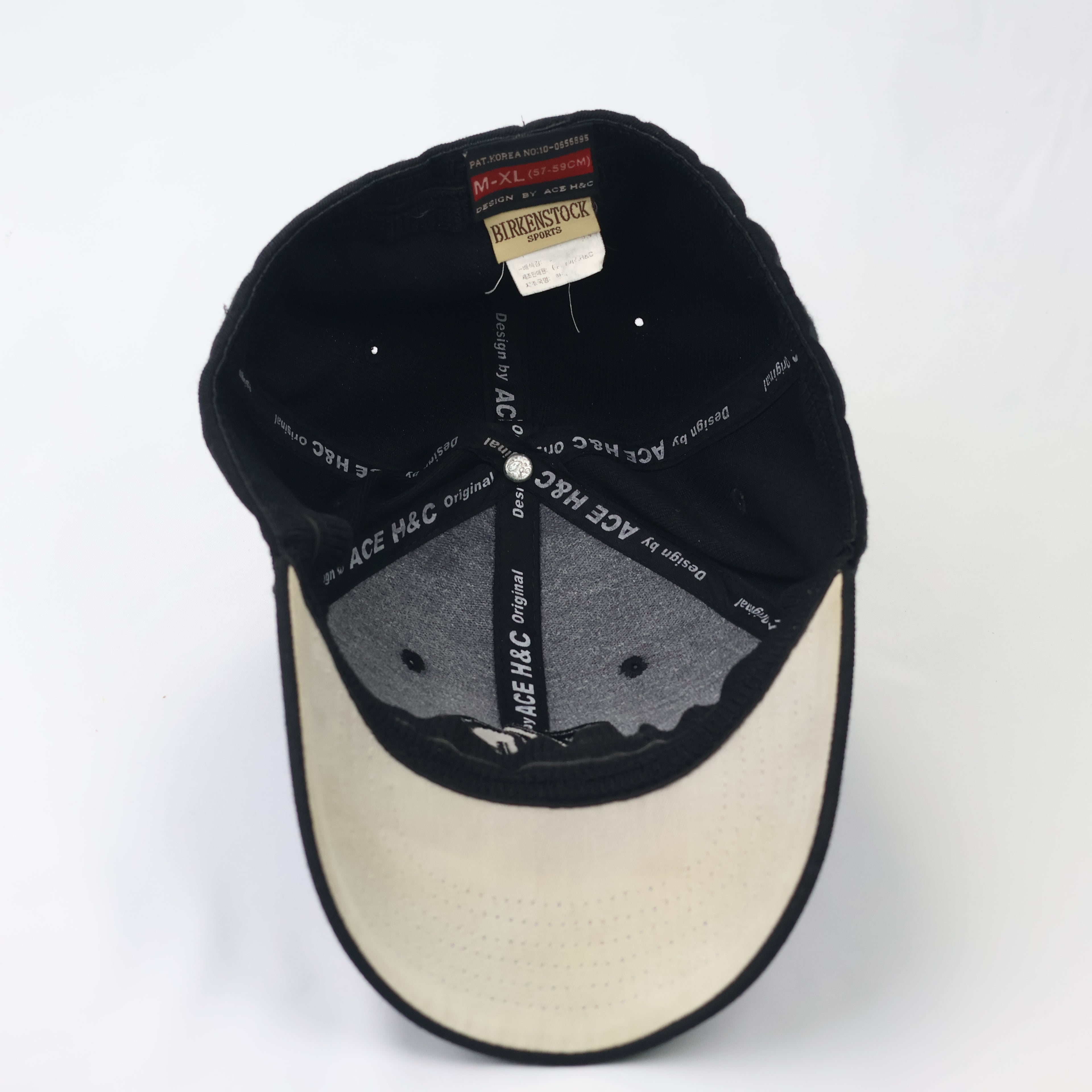 Vintage Birkenstock Sports Embroidered Black Thrifted Baseball Cap