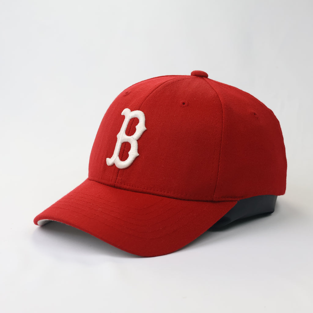 Vintage Boston Red Sox "B" Logo Red Thrifted Cap - MLB Licensed Headwear