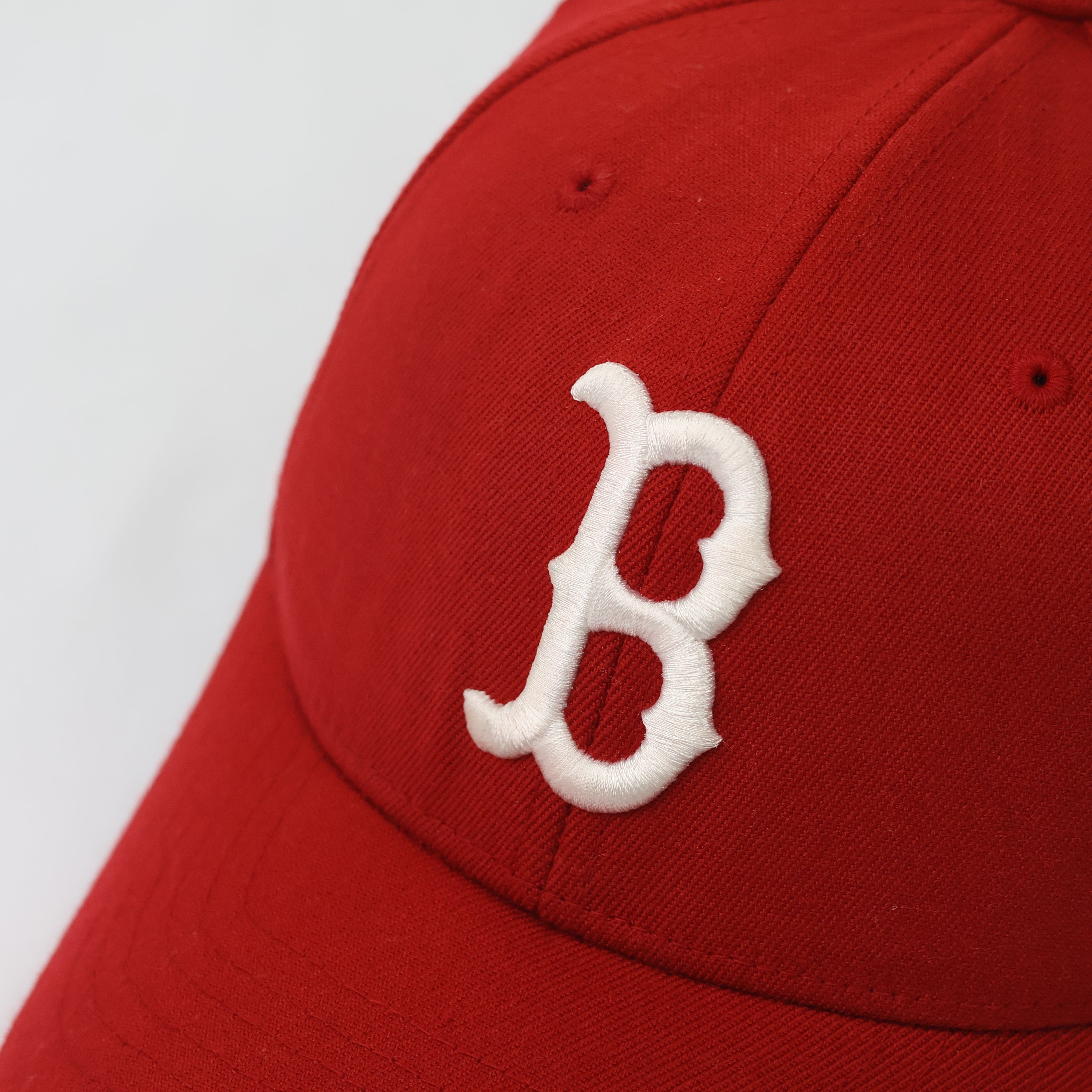 Vintage Boston Red Sox "B" Logo Red Thrifted Cap - MLB Licensed Headwear