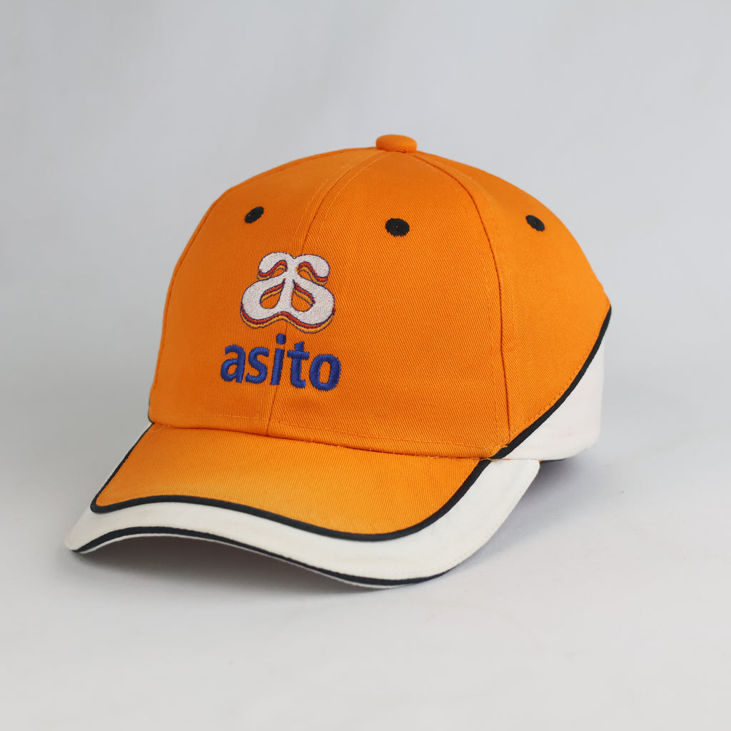 King Cap Asito Logo Orange Cotton Baseball Cap (Size 57–58 cm) | 10842