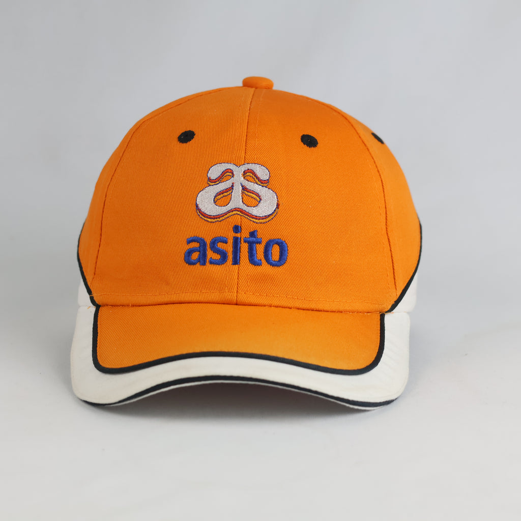 King Cap Asito Logo Orange Cotton Baseball Cap (Size 57–58 cm) | 10842
