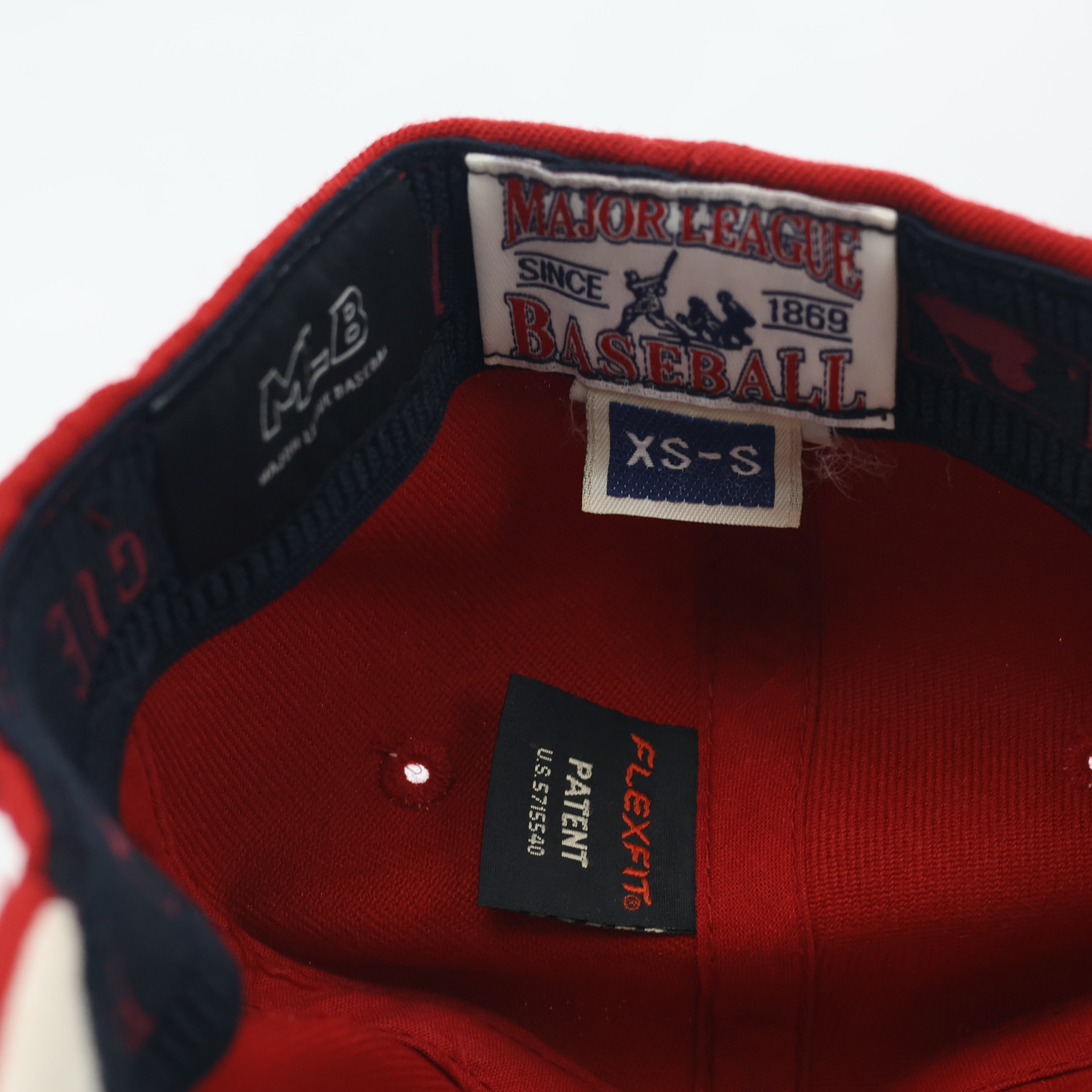 Vintage Boston Red Sox "B" Logo Red Thrifted Cap - MLB Licensed Headwear