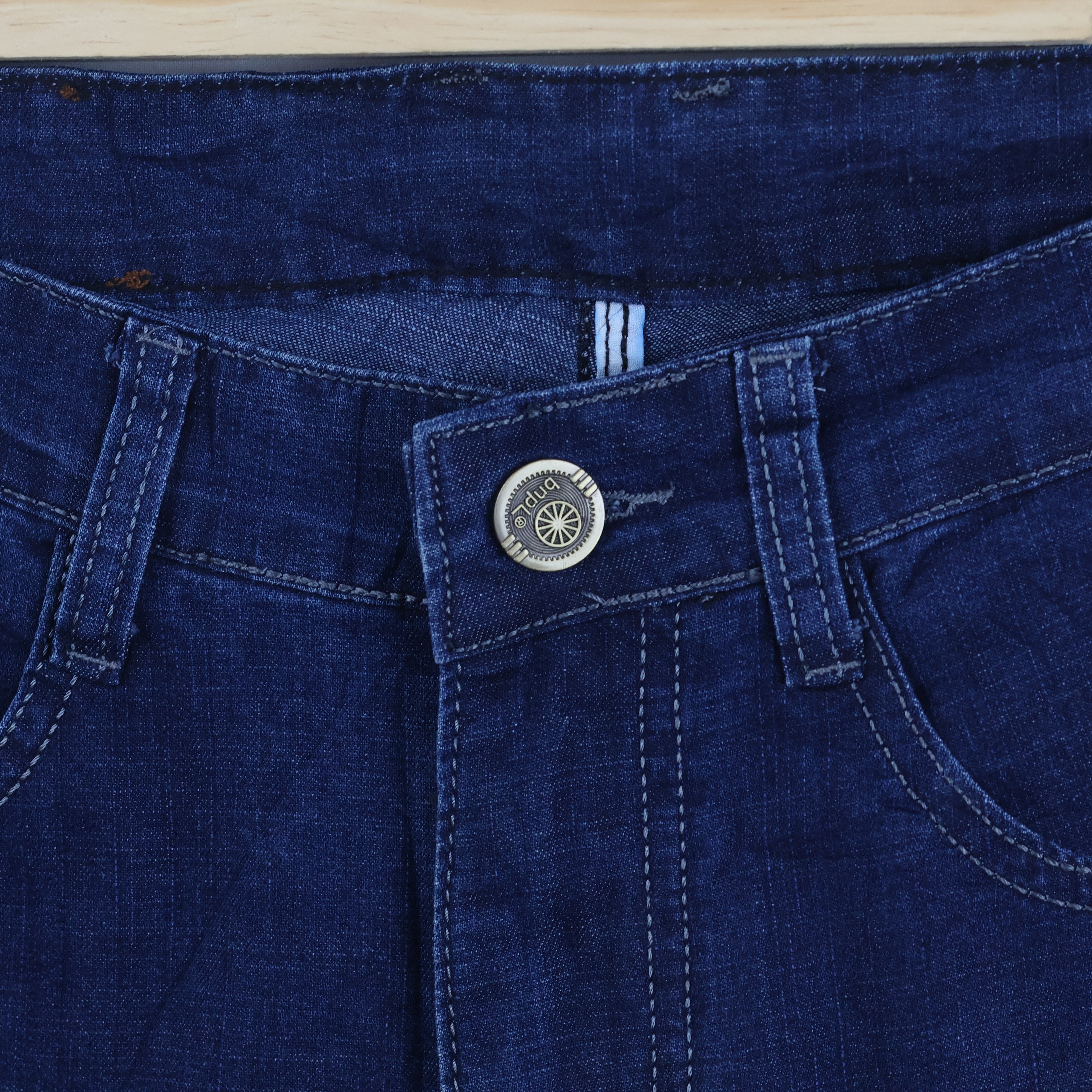 Men's Benepole Blue Denim Jeans - Thrifted 32 Waist/ J1070