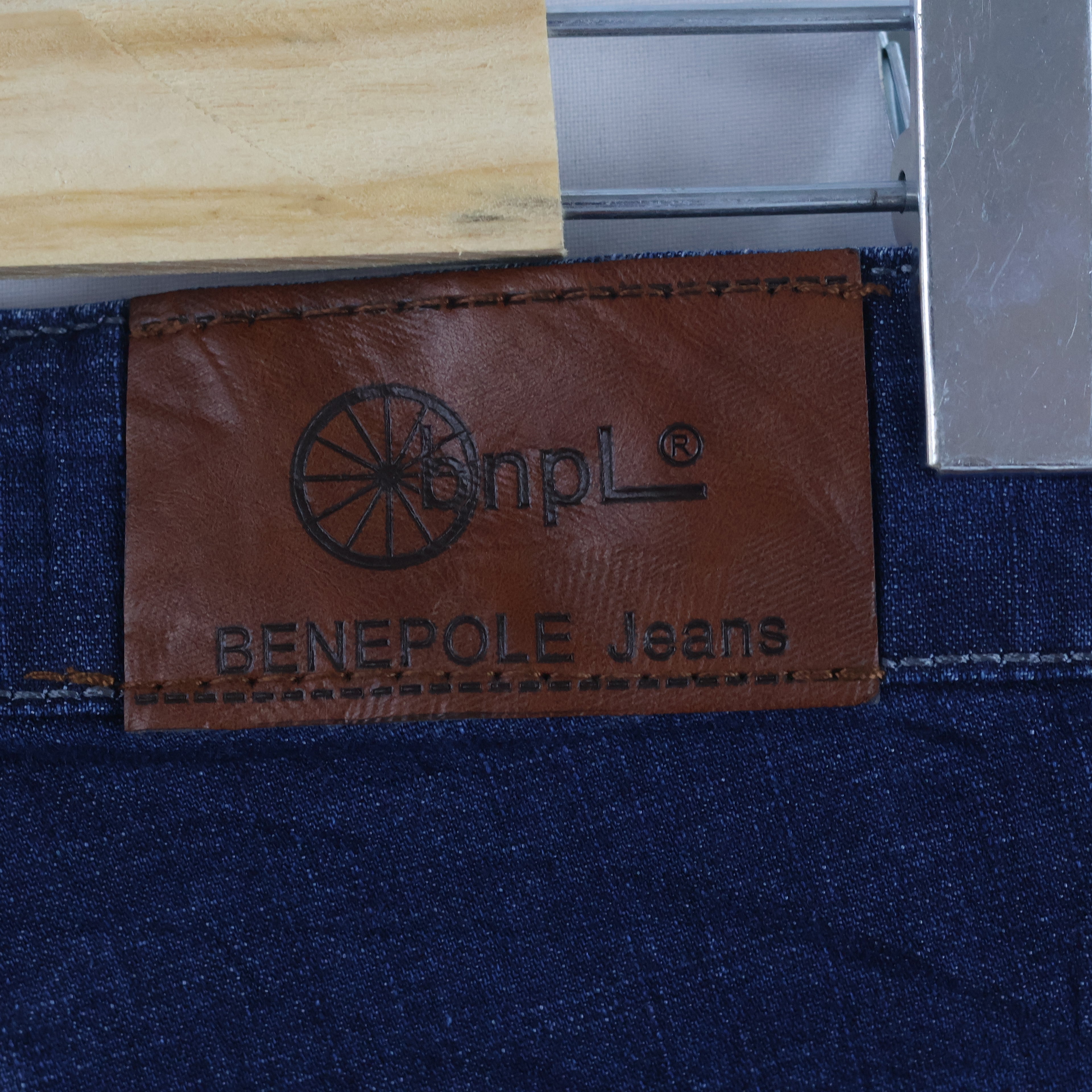 Men's Benepole Blue Denim Jeans - Thrifted 32 Waist/ J1070