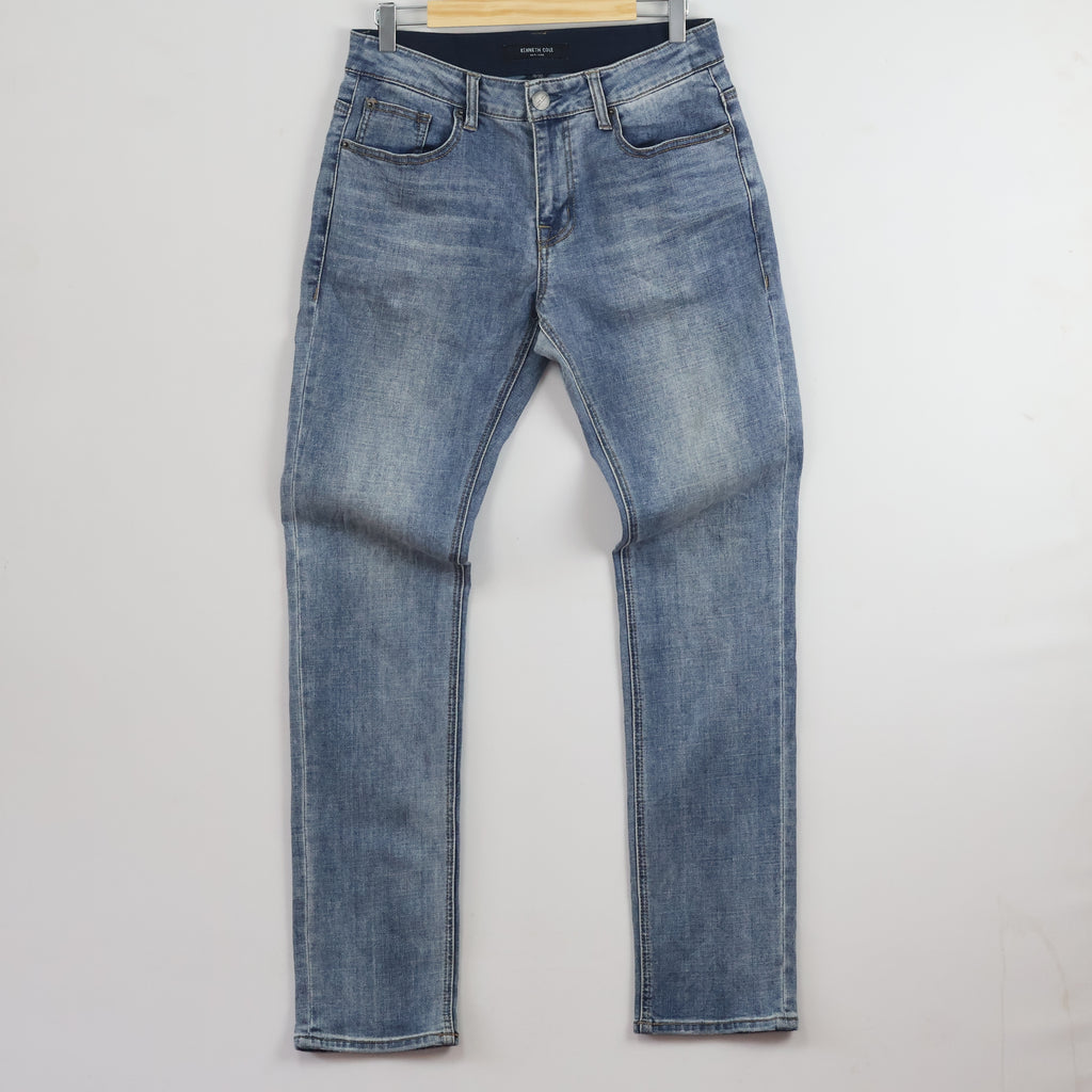 Thrifted Kenneth Cole Light Blue Denim Slim Fit Jeans 30 inches Waist/ J1069