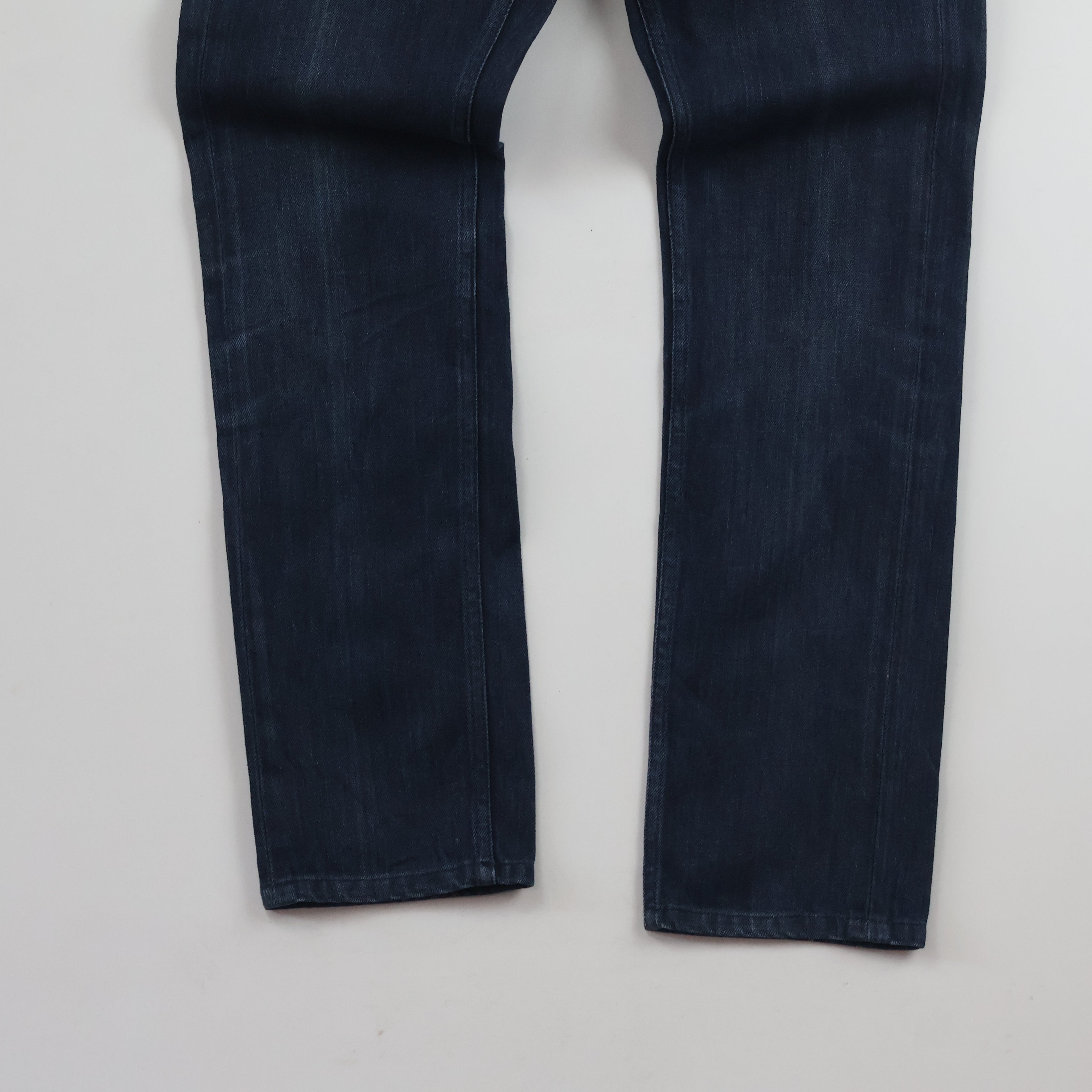 Thrifted Men's PLAC Jeans Dark Blue Slim Fit Denim_30 Waist/ J1067