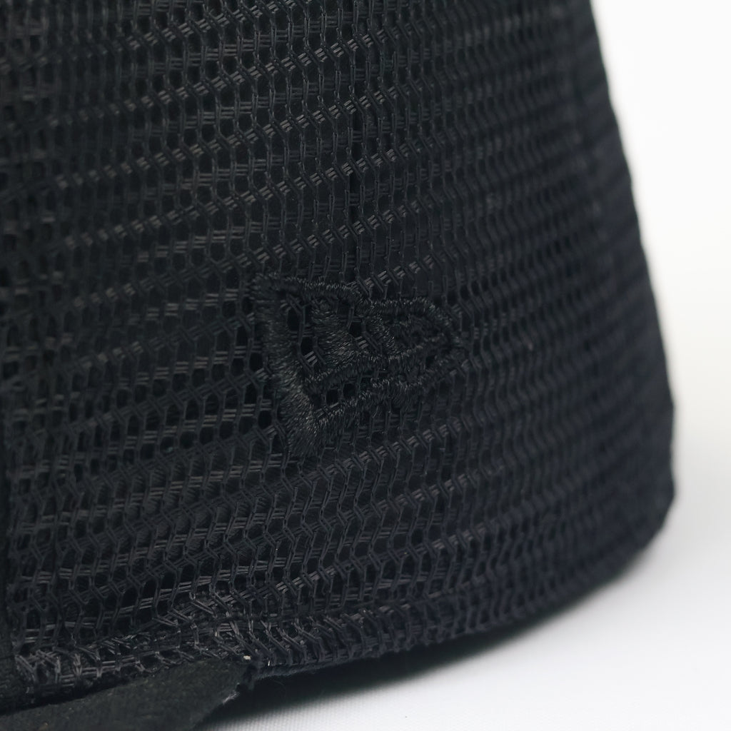 DC Shoes x New Era 59FIFTY Fitted Trucker Thrifted Hat - Black Skateboard Cap