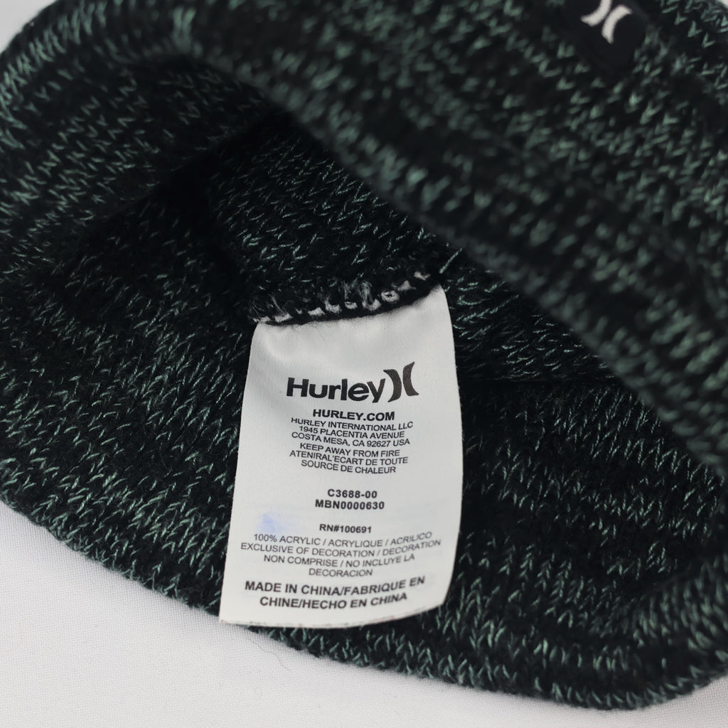 Official Hurley Junior Cuffed Thrifted Cap - Surf Style Winter Headwear
