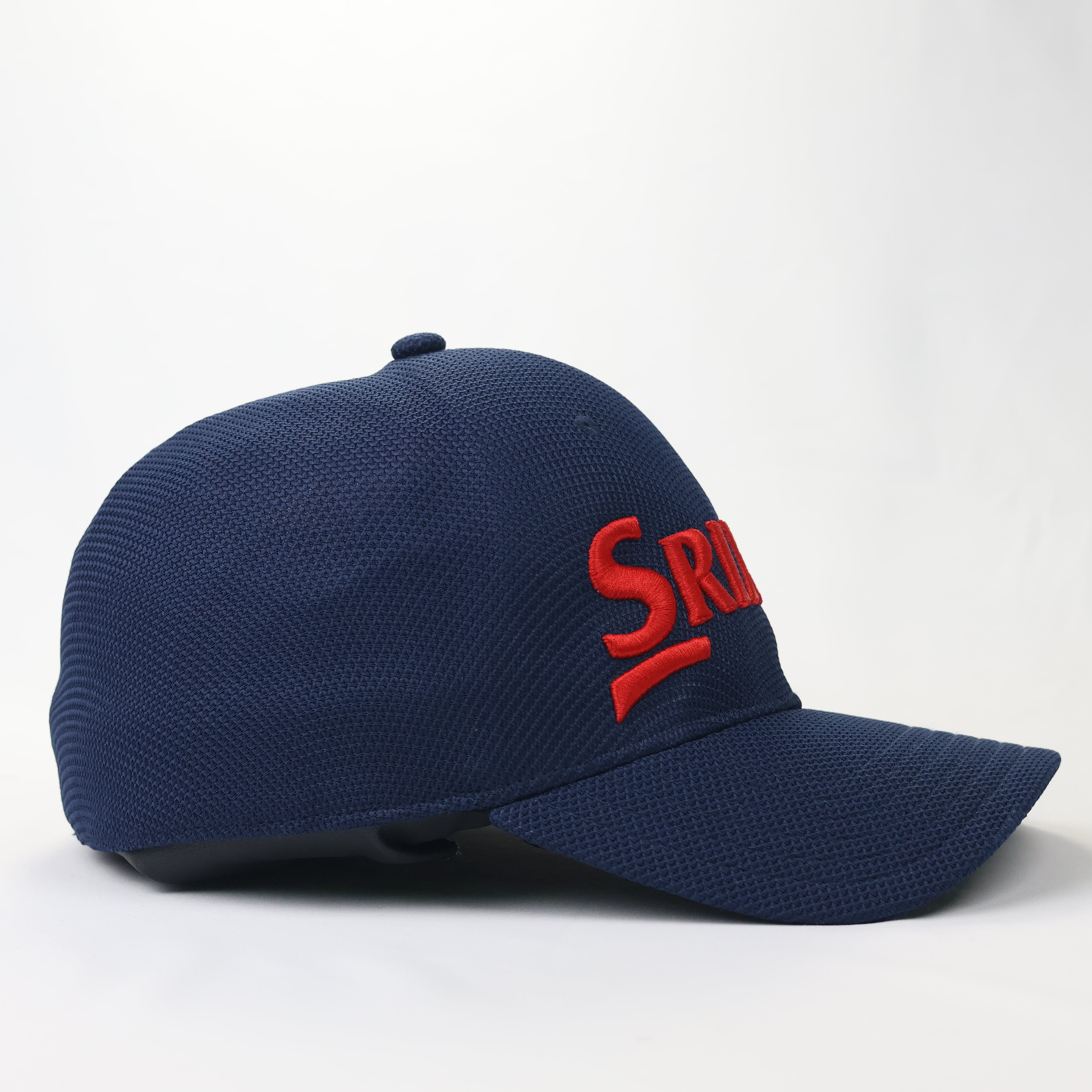 Srixon Golf "One Touch" Performance Thrifted Cap - Navy Blue & Red