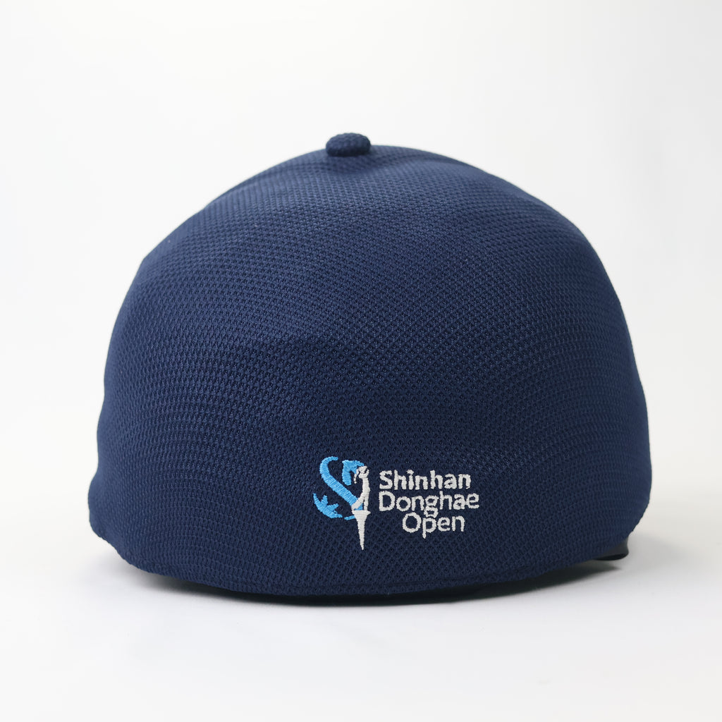 Srixon Golf "One Touch" Performance Thrifted Cap - Navy Blue & Red