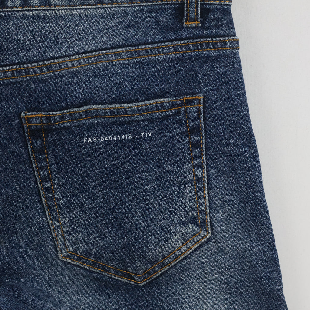Thrifted FATALISM Signature Dark Wash Thrifted Jeans 30-32 Waist/ J1066