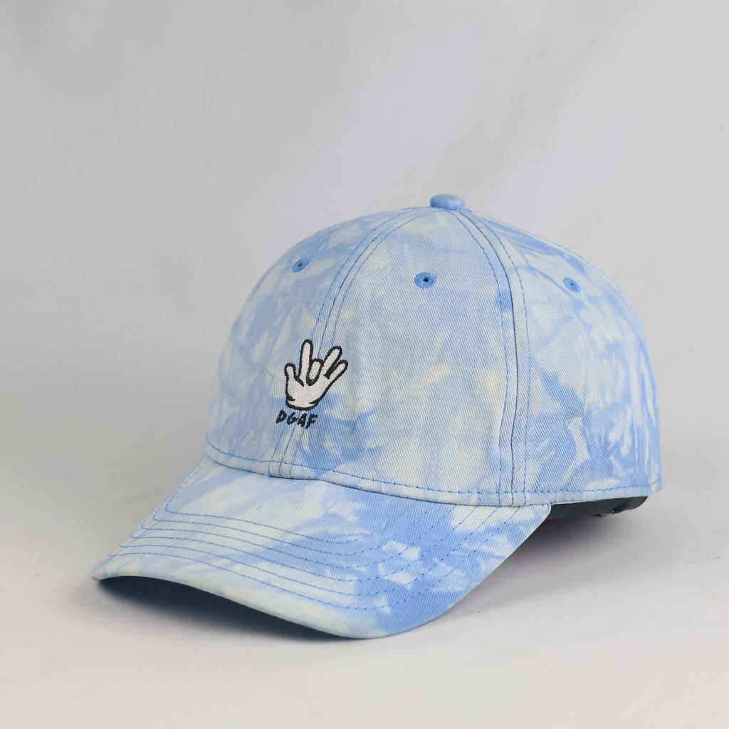 Thrifted The Dudes Tie-Dye Hand Graphic Cotton Dad Hat (Size 56–57 cm) | 10863