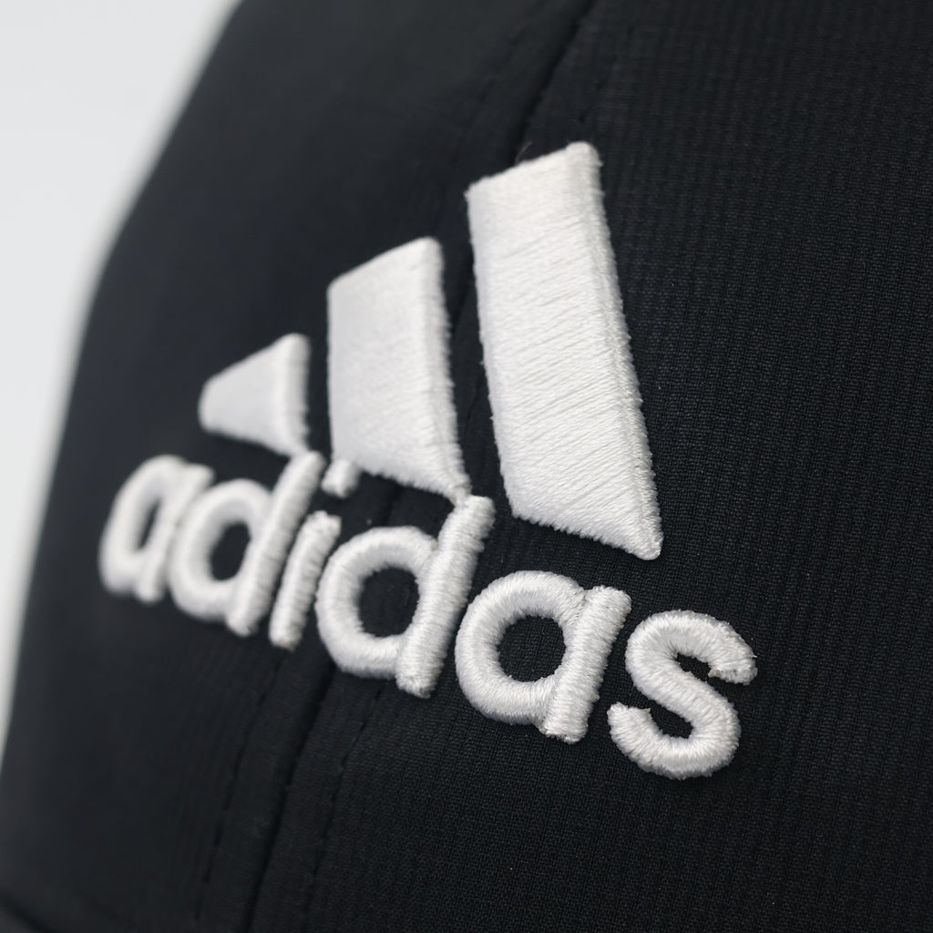 Authentic Adidas Golf Performance Adjustable Black Thrifted Baseball Cap