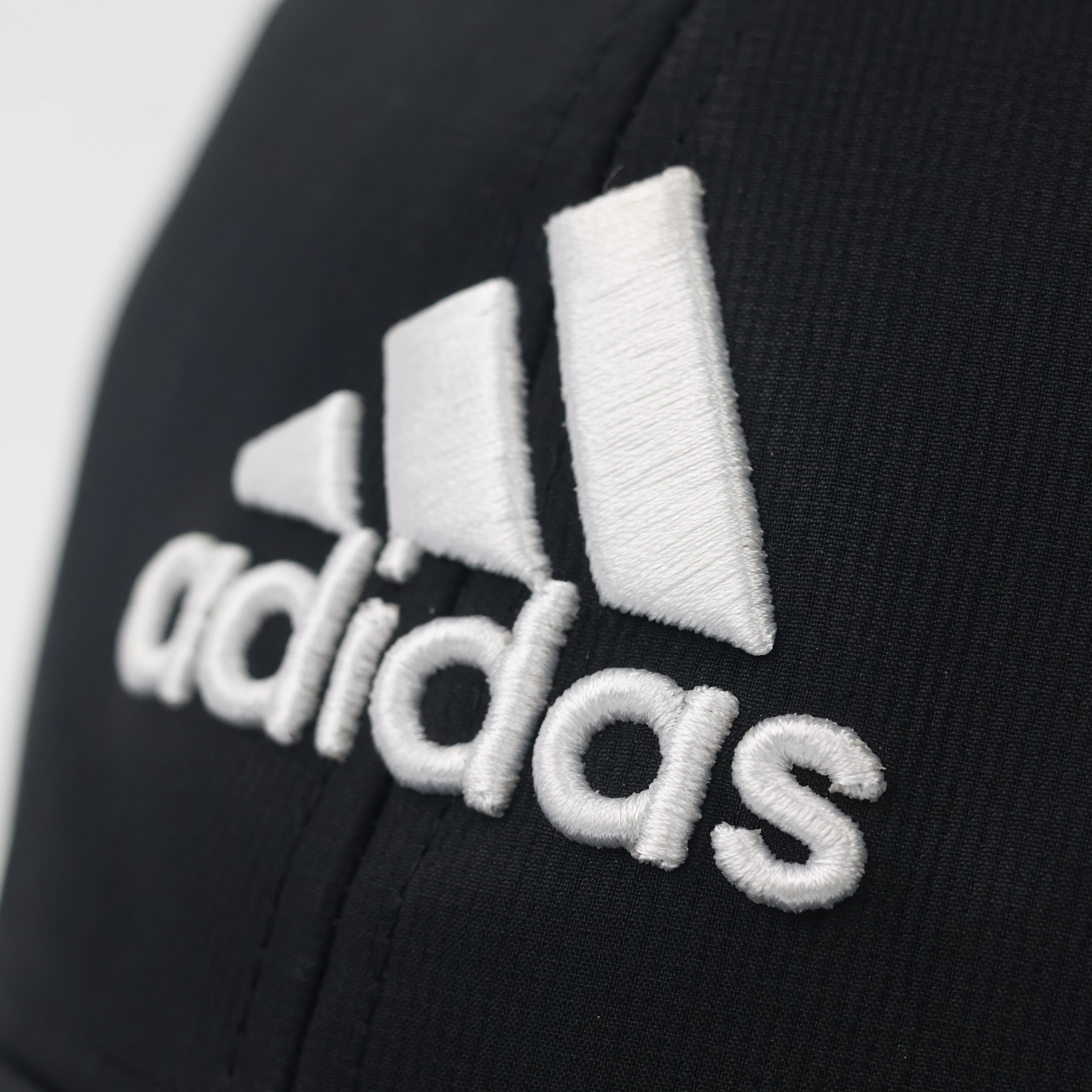 Authentic Adidas Golf Performance Adjustable Black Thrifted Baseball Cap