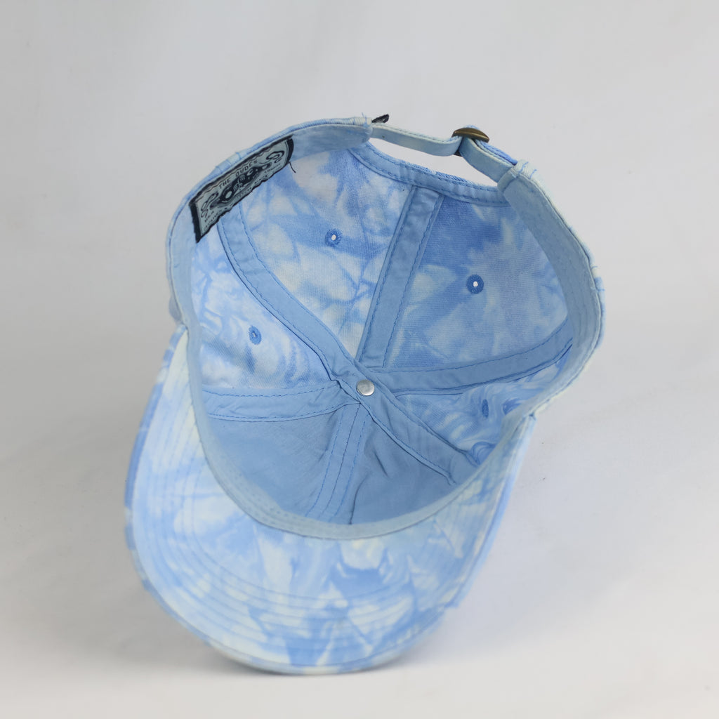 Thrifted The Dudes Tie-Dye Hand Graphic Cotton Dad Hat (Size 56–57 cm) | 10863
