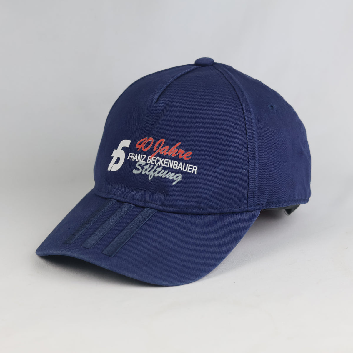 Thrifted Adidas 3-Stripes Navy Baseball Cap – Franz Beckenbauer Edition 57-58cm | 10851
