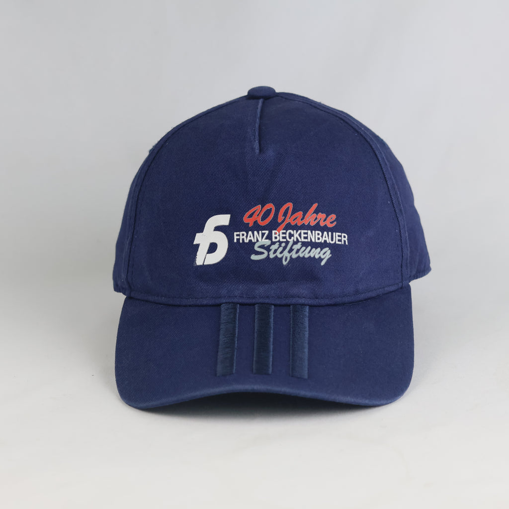Thrifted Adidas 3-Stripes Navy Baseball Cap – Franz Beckenbauer Edition 57-58cm | 10851
