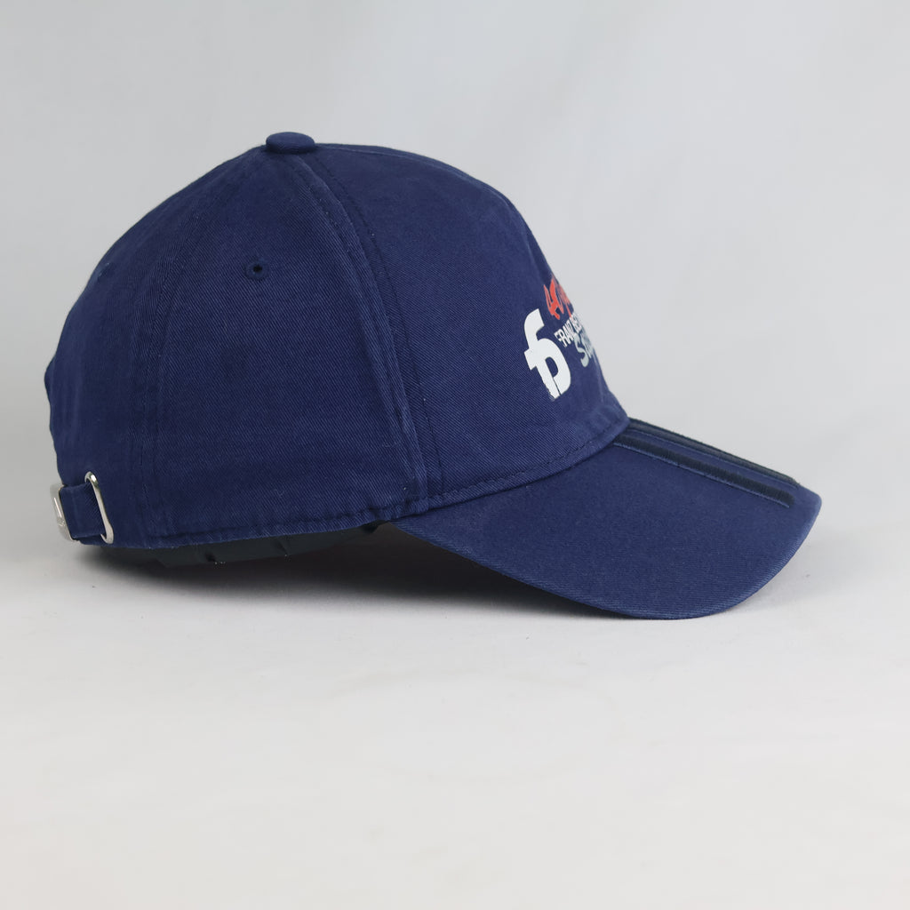 Thrifted Adidas 3-Stripes Navy Baseball Cap – Franz Beckenbauer Edition 57-58cm | 10851