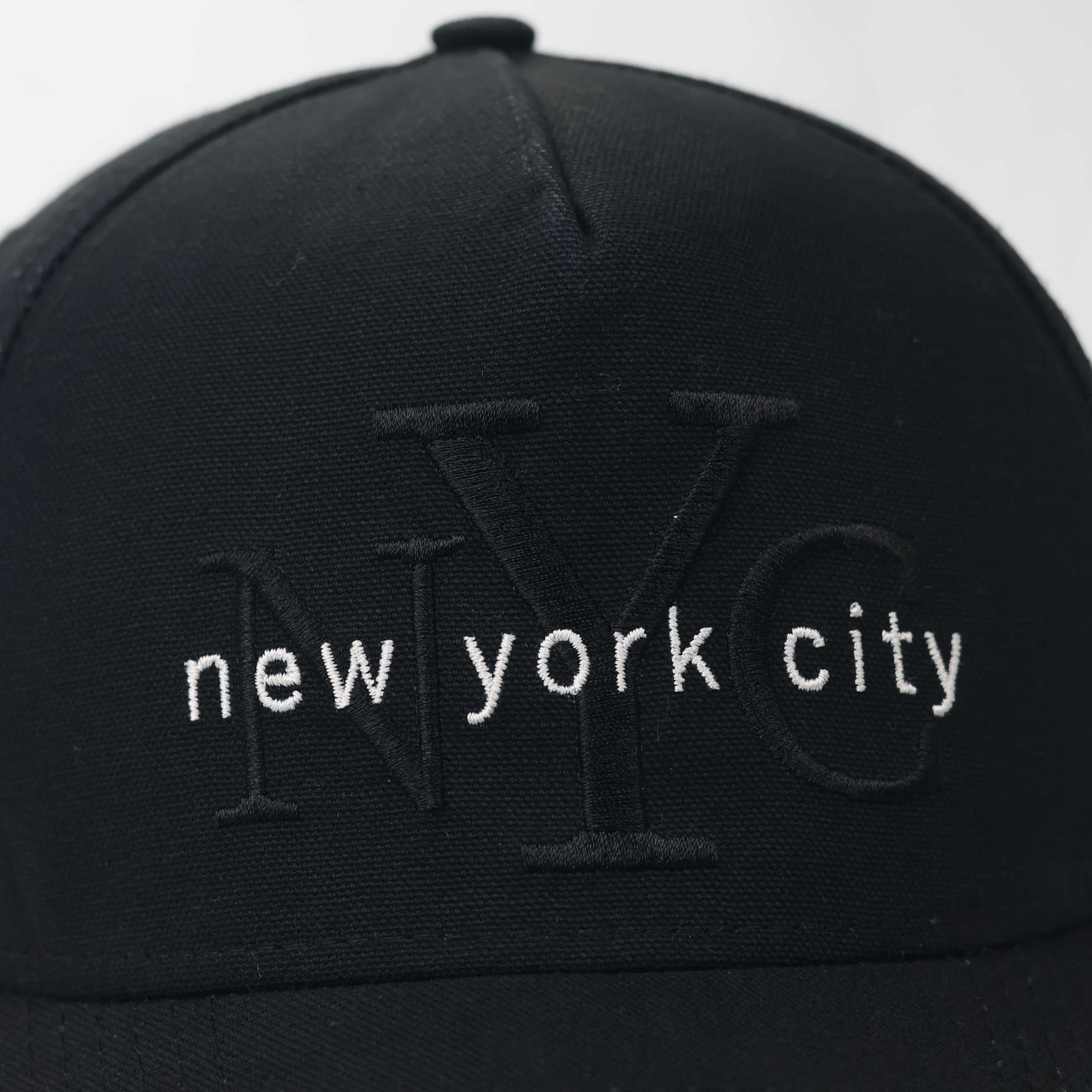 New Era New York City Embroidered Black Thrifted Baseball Cap