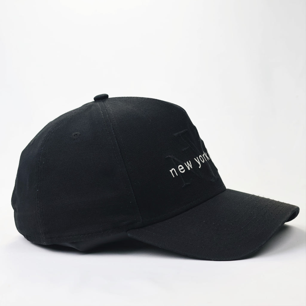New Era New York City Embroidered Black Thrifted Baseball Cap