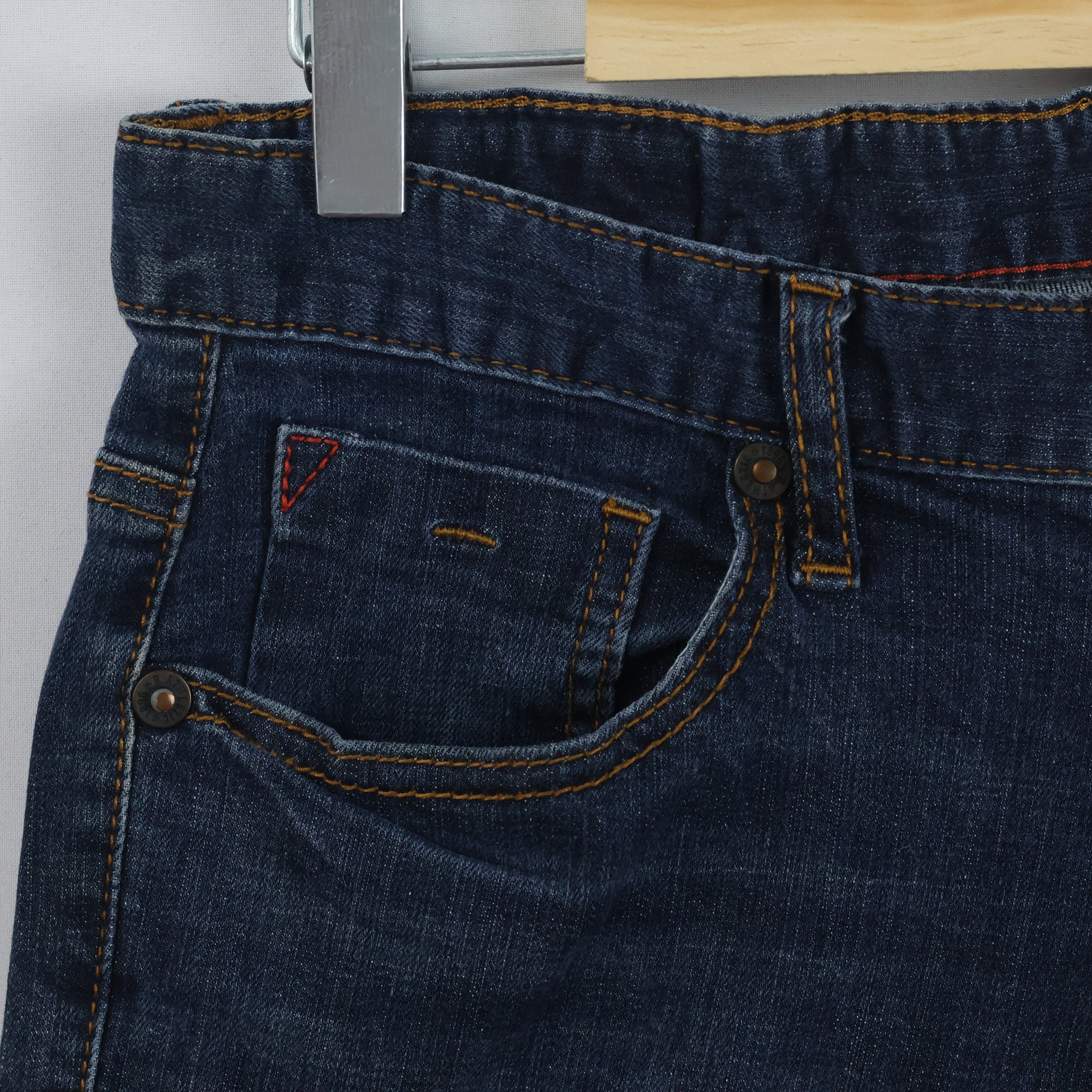 Thrifted Men's R-Athletic Classic Dark Blue Jeans 30 waist/ J1064