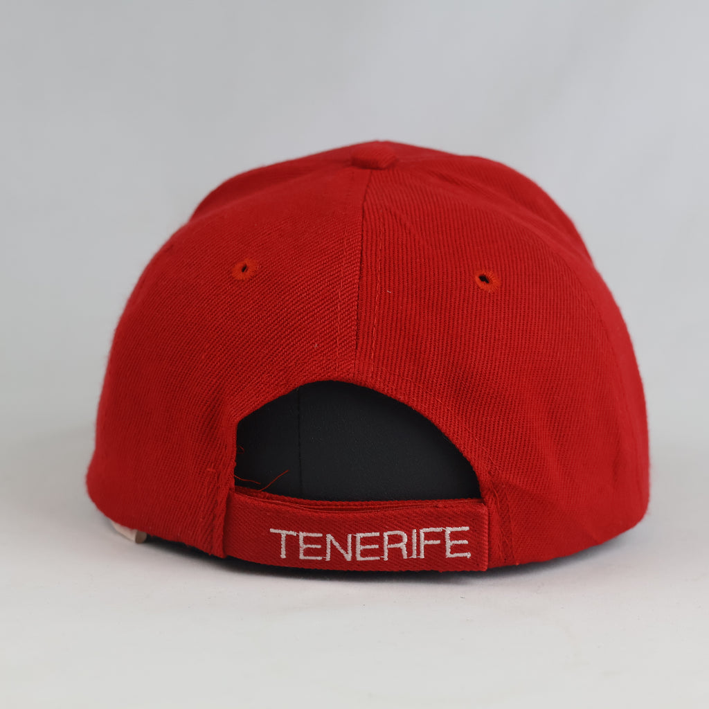 Thrifted Tenerife Spain Red Gecko Lizard Embroidered Hat (Size 57–58 cm)  | 10886