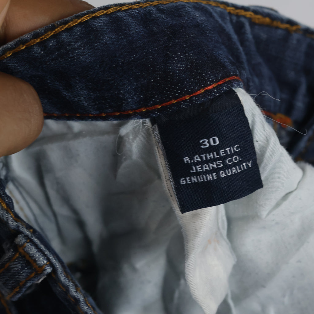 Thrifted Men's R-Athletic Classic Dark Blue Jeans 30 waist/ J1064