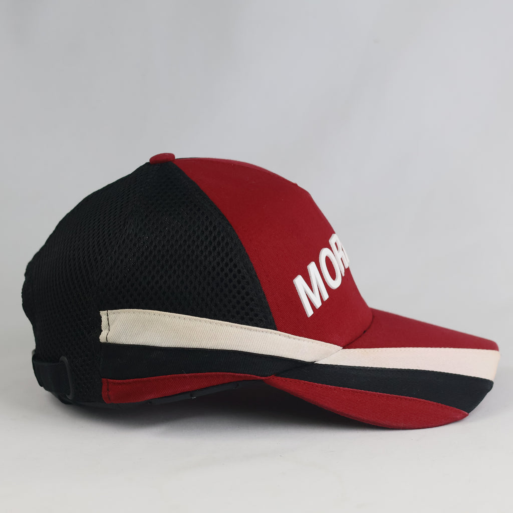 Thrifted Pre-Loved Antony Morato Logo Cap | Red/Black Mesh Adjustable Trucker Hat (57-59cm) | 10845
