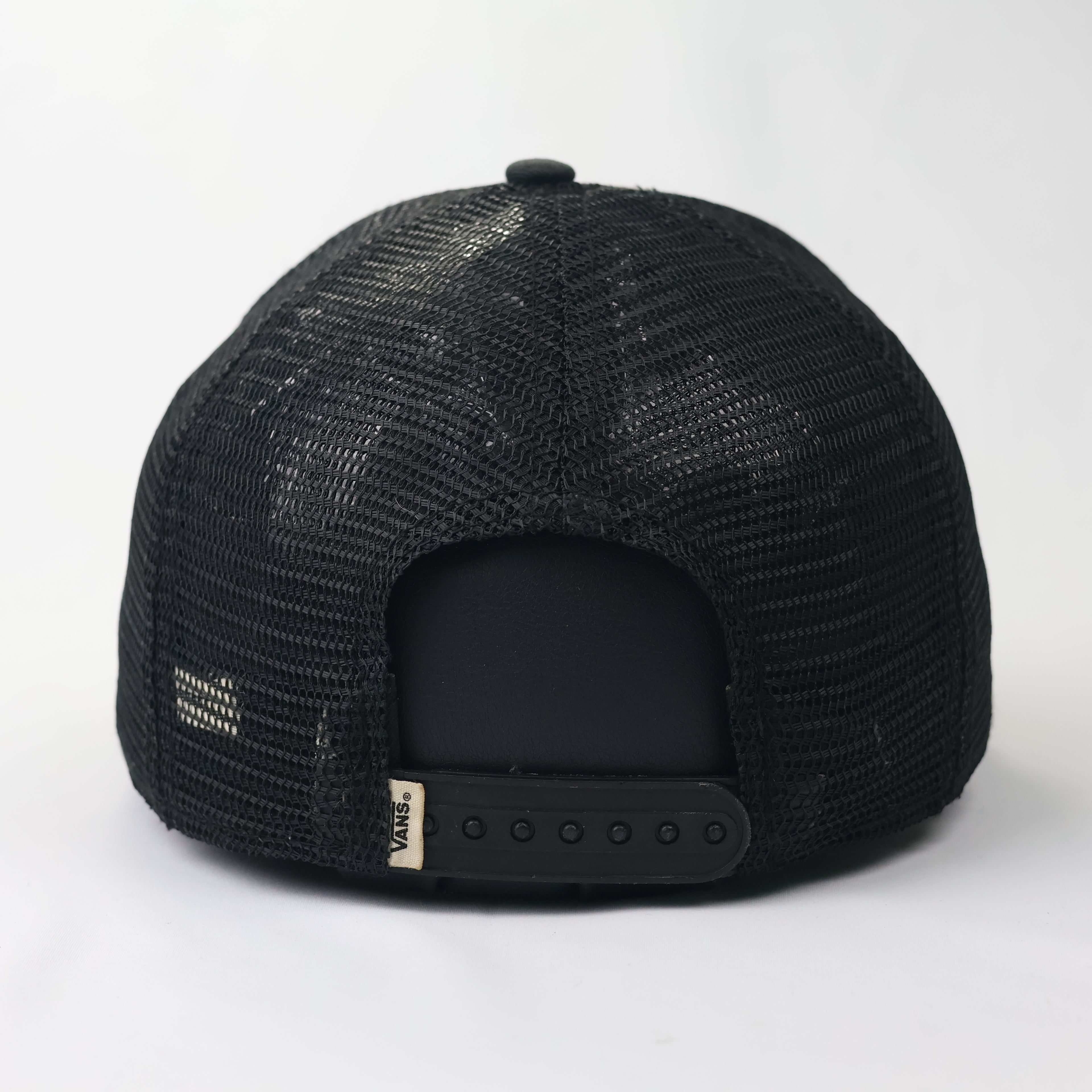 Retro Vans Tropical Hibiscus Print Trucker Cap - Thrifted Summer Snapback