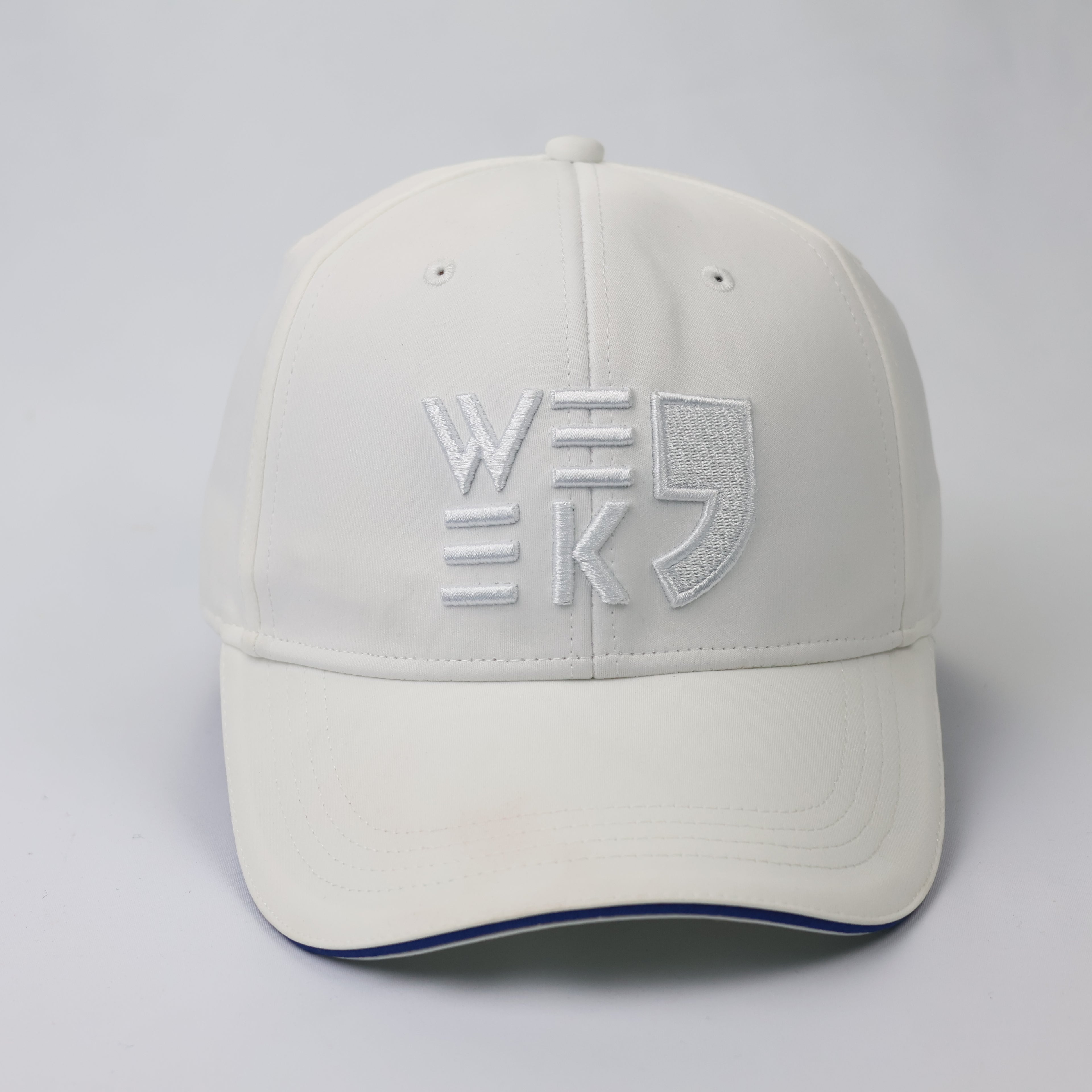 Authentic WEEK9 "Let's Be Cool" White Golf Cap - Size 57-59cm