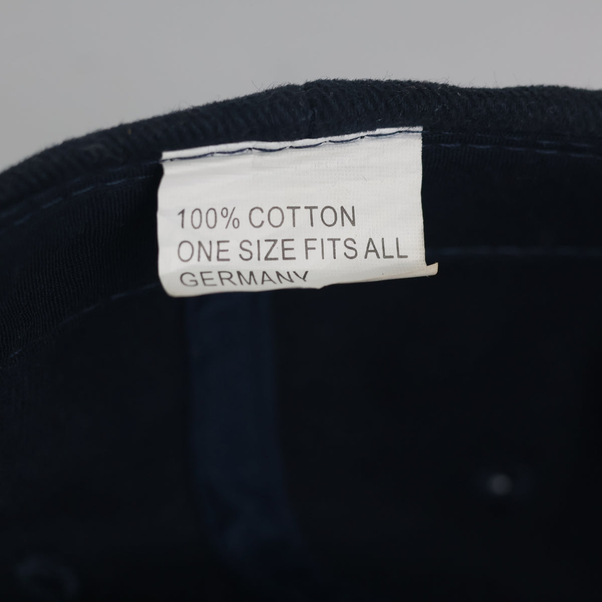 Thrifted Deutsche Bank x-markets Navy Cotton Baseball Cap (Size 57–58 cm)  | 10870
