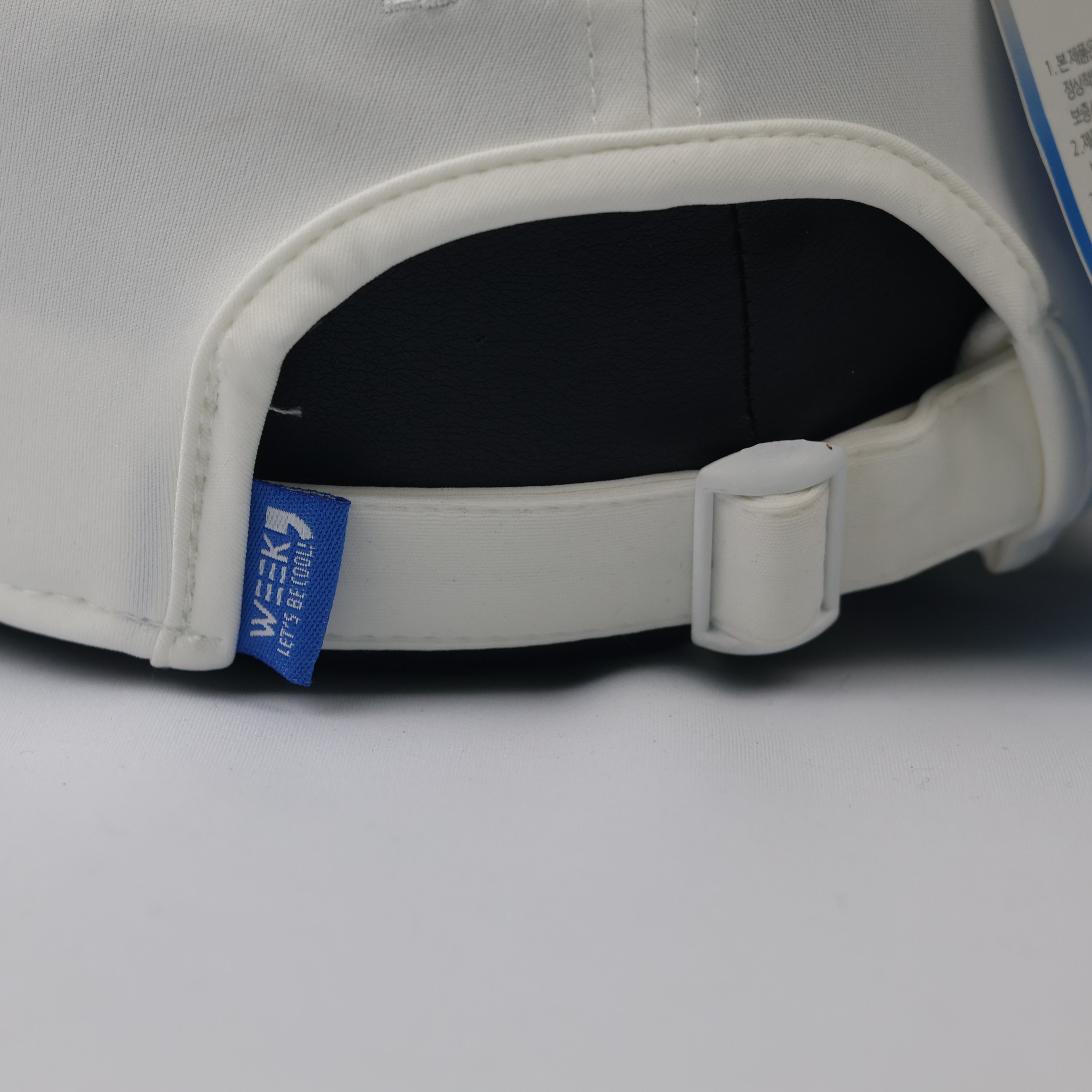 Authentic WEEK9 "Let's Be Cool" White Golf Cap - Size 57-59cm