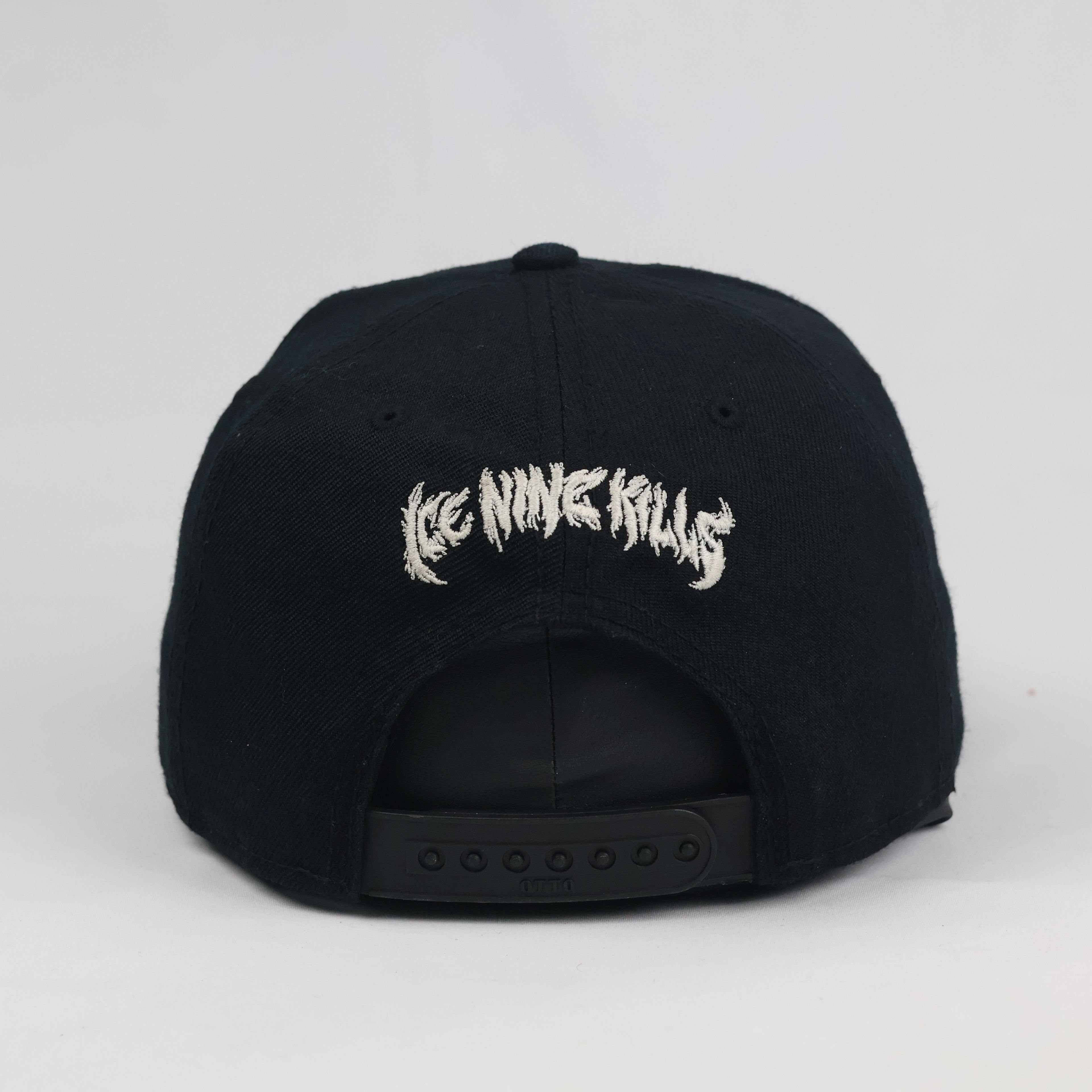 Thrifted Ice Nine Kills OTTO Snapback Hat - Black Metal Band Merchandise Cap