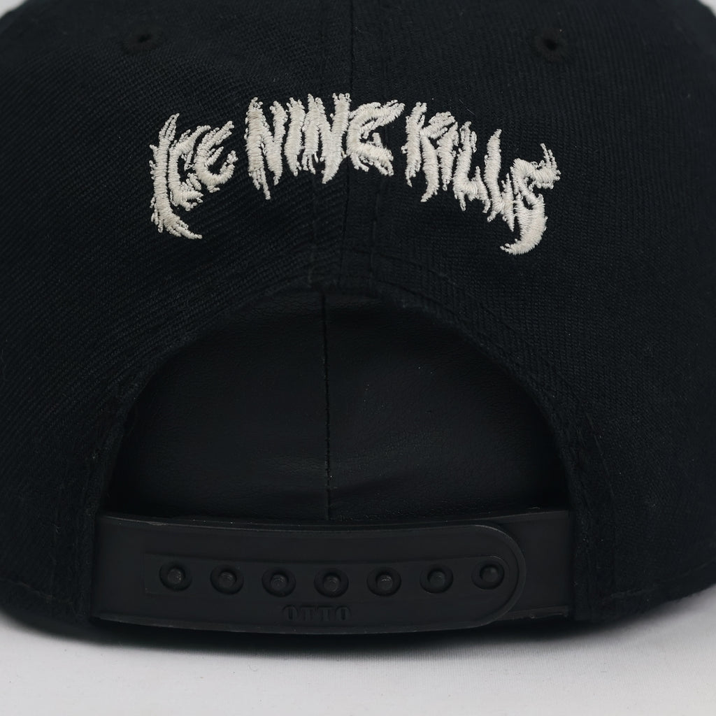 Thrifted Ice Nine Kills OTTO Snapback Hat - Black Metal Band Merchandise Cap